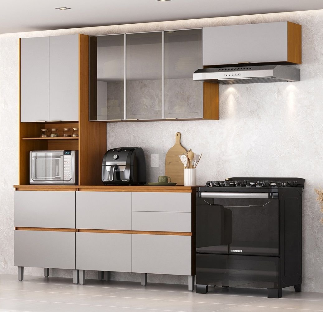 MadeiraMadeira Facebook ad: Deixe sua cozinha acolhedora, elegante e cheia de…