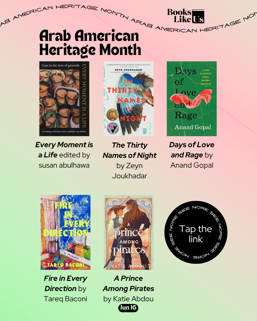 Simon & Schuster Facebook ad: This April on Books Like Us!