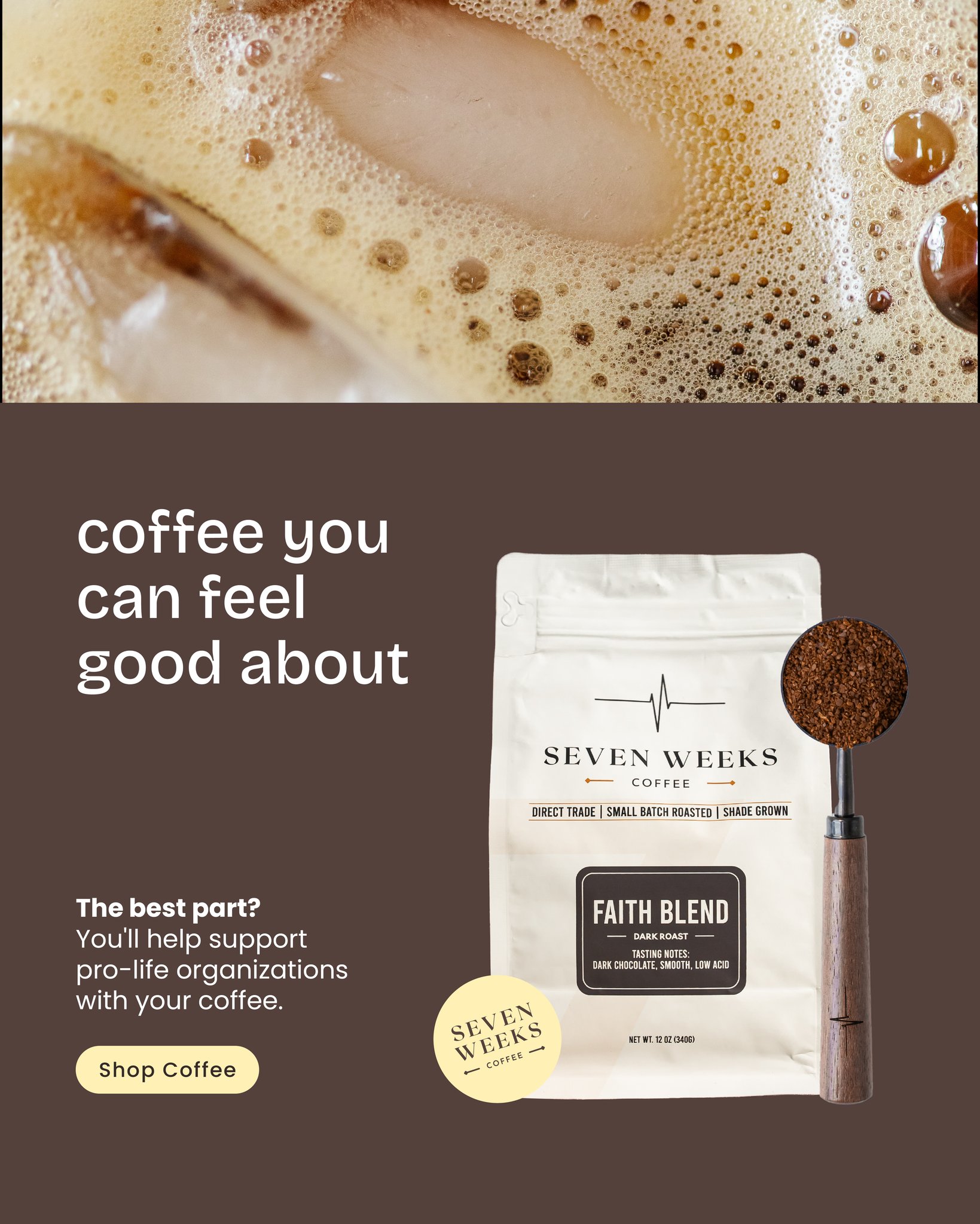 Seven Weeks Coffee Facebook ad
