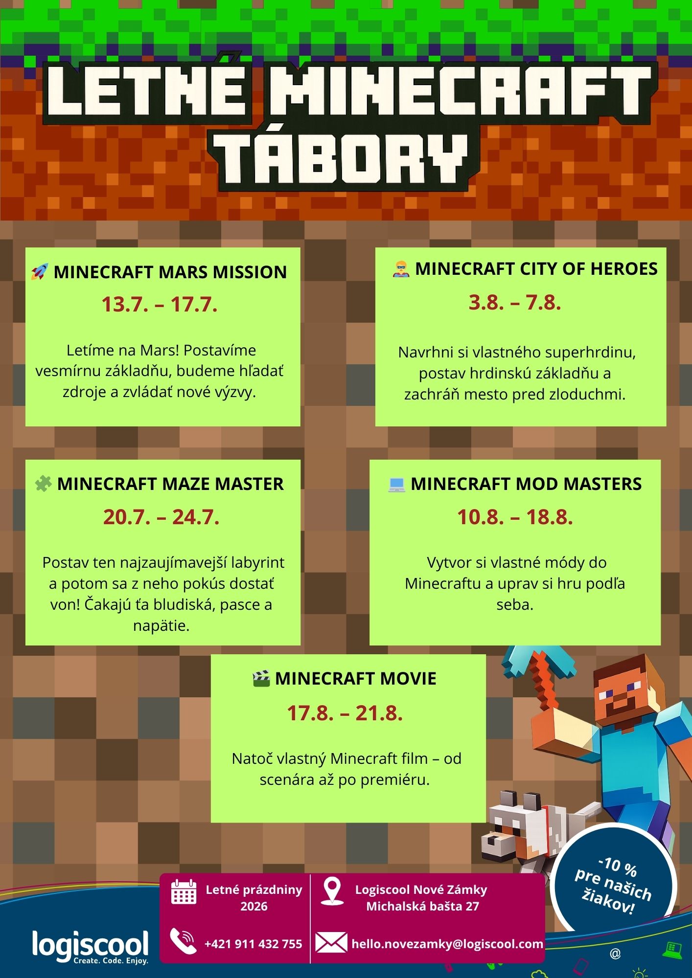 Logiscool Nové Zámky Facebook ad