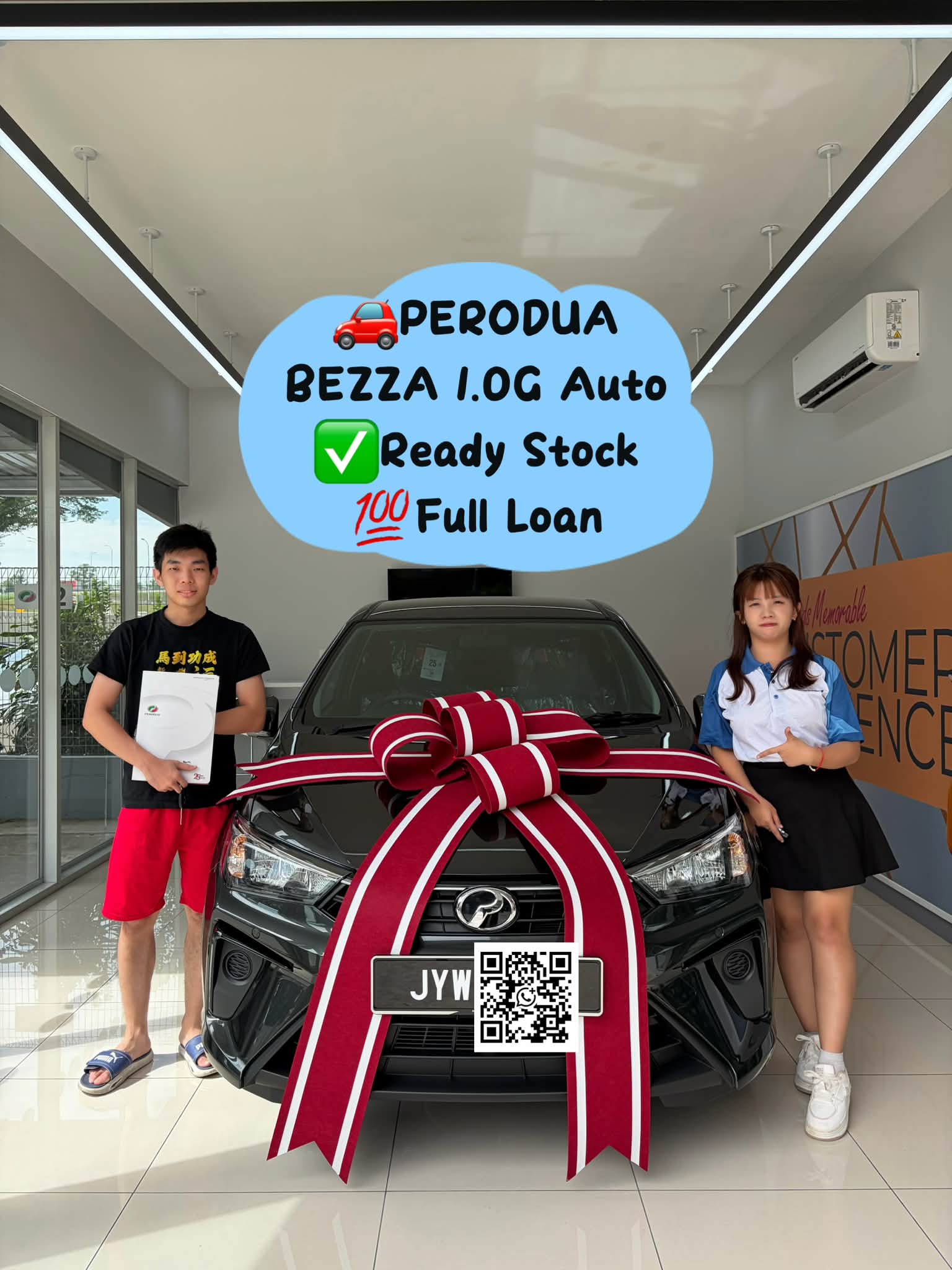 JB Perodua MinMin阿敏 Facebook ad: Delivery BEZZA x5