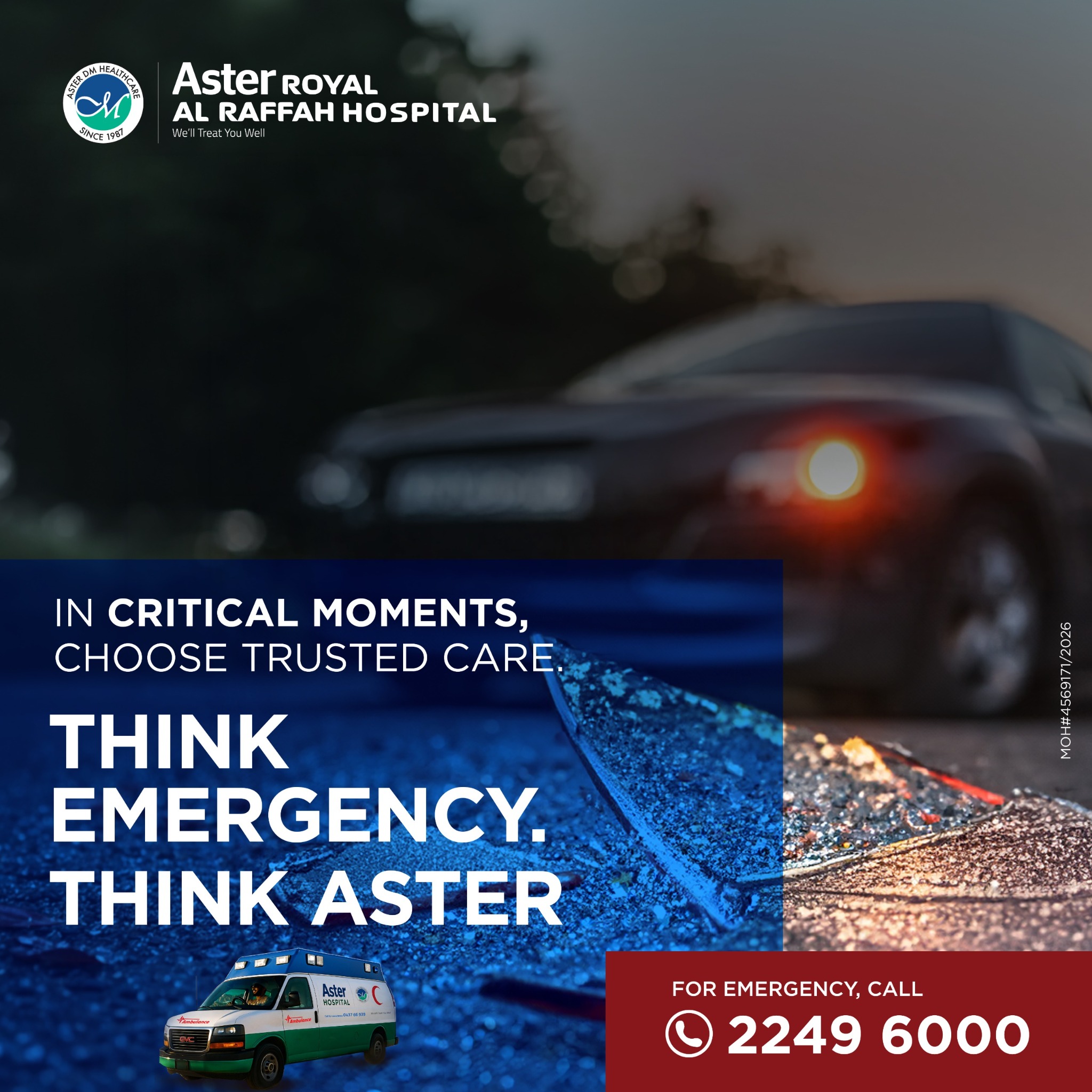 Aster Al Raffah Hospitals & Clinics Oman Facebook ad