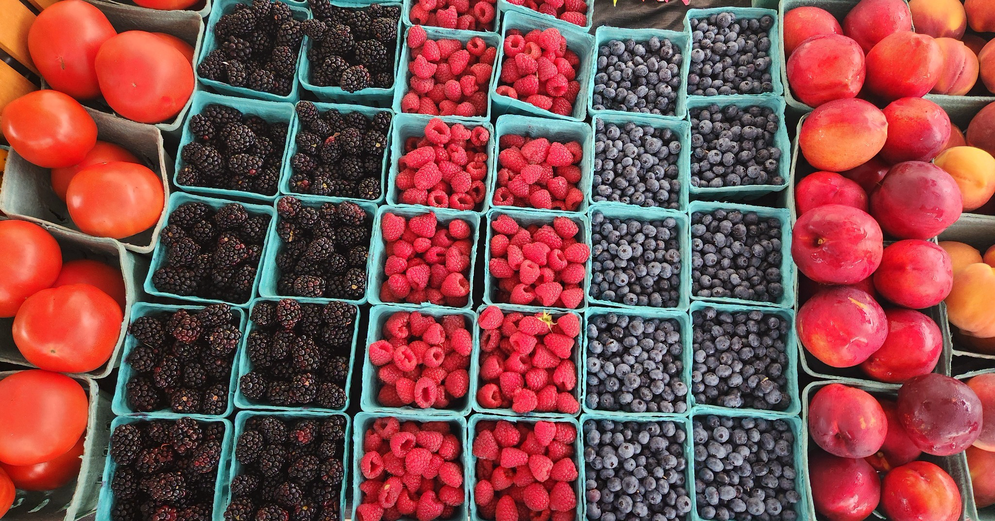 Canton Farmers' Market Facebook ad: Fresh Saturday Mornings Downtown