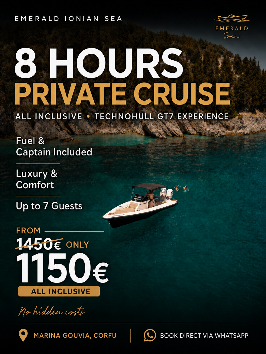 Emeraldioniansea Facebook ad: 8-Hour Private Technohull Cruise!