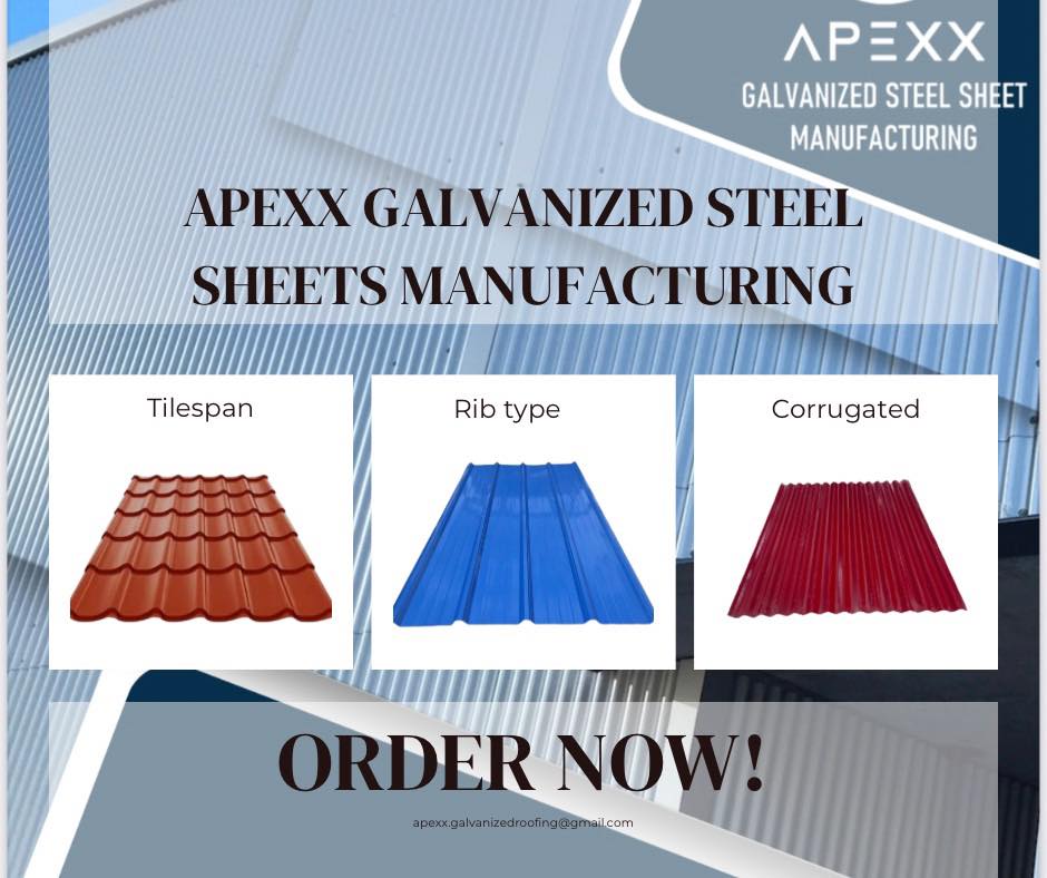 APEXX Galvanized Steel Sheets Manufacturing - Laguna Facebook ad