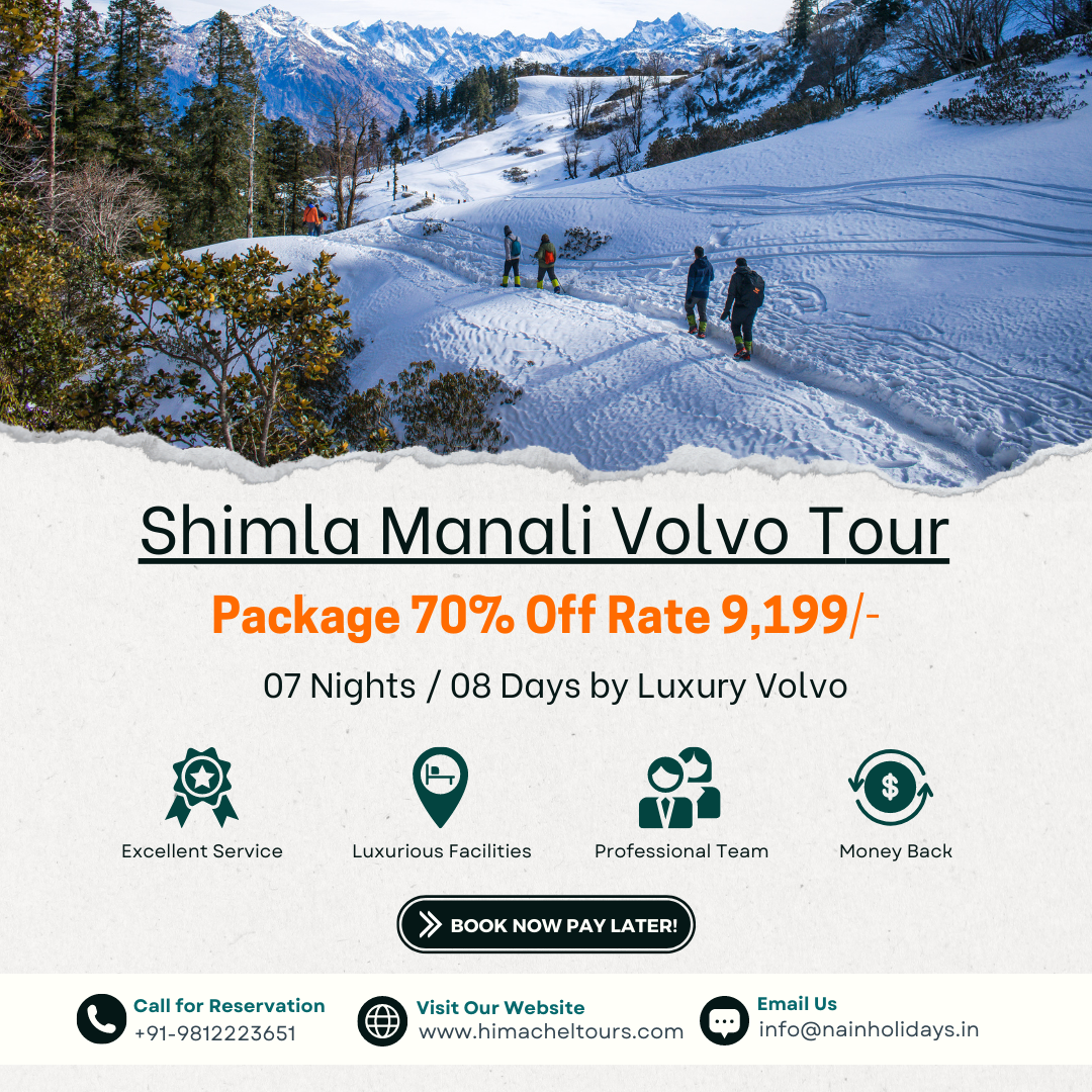 Nain Holidays Facebook ad: Shimla Manali Volvo Tour - Best For Family & Couple