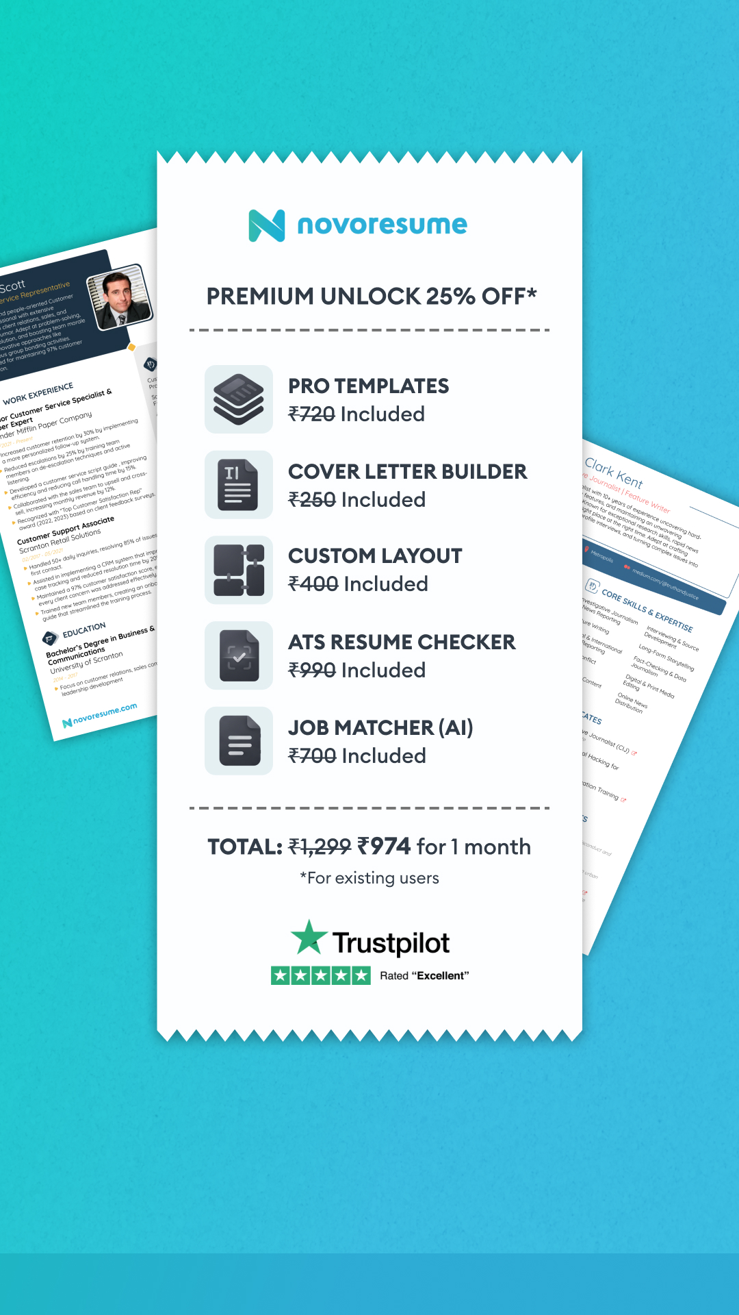Novorésumé Facebook ad