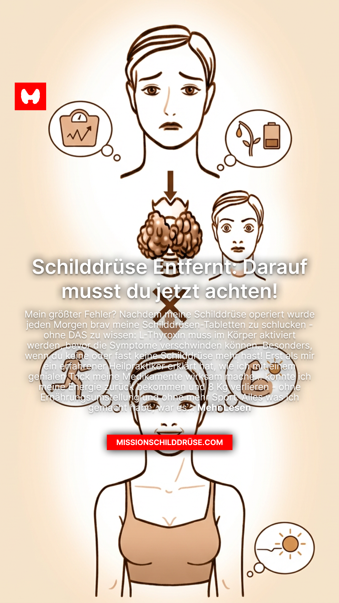 Mission Schilddrüse Facebook ad