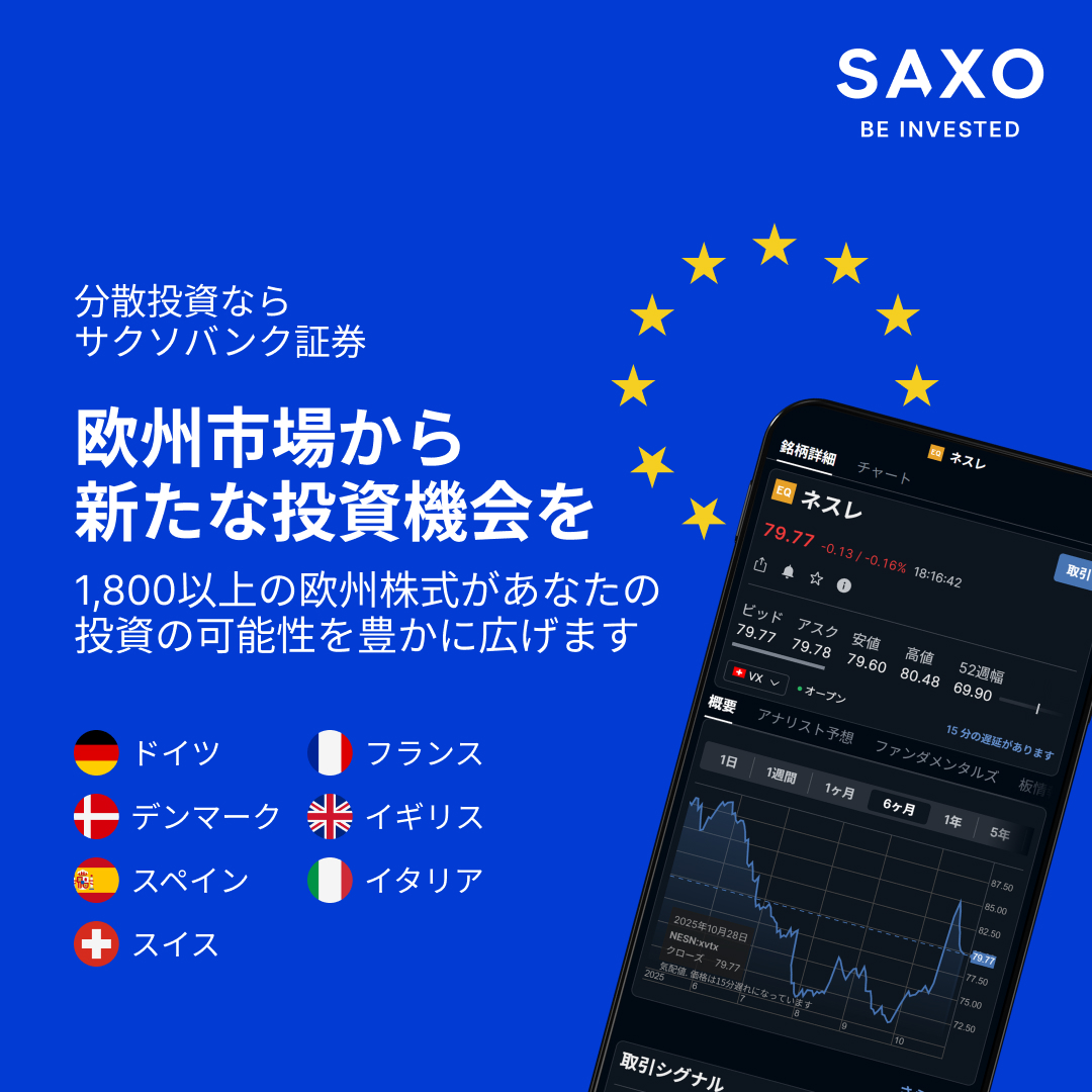 サクソバンク証券株式会社 Facebook ad
