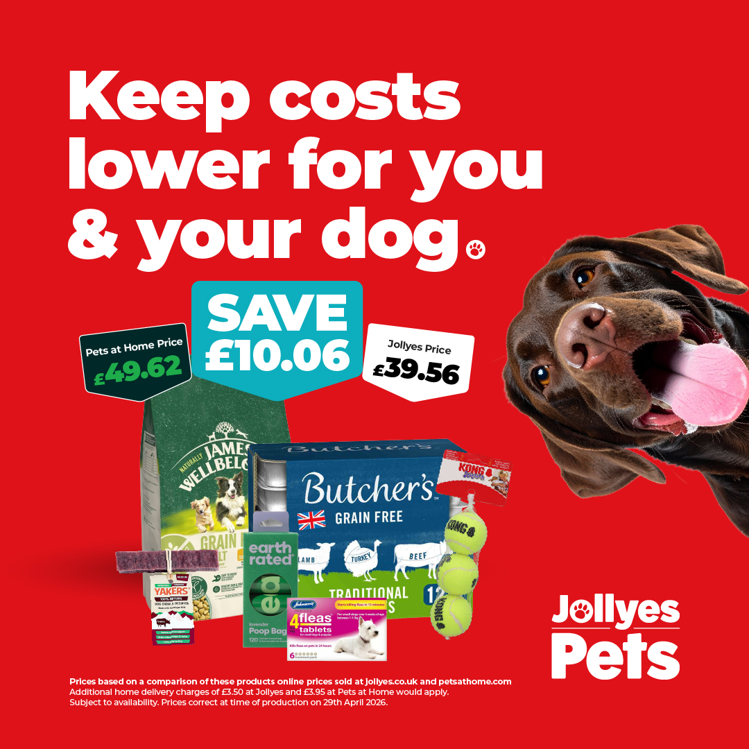 Jollyes - The Pet People Facebook ad: At Jollyes, big brand favourites don’t cost the…