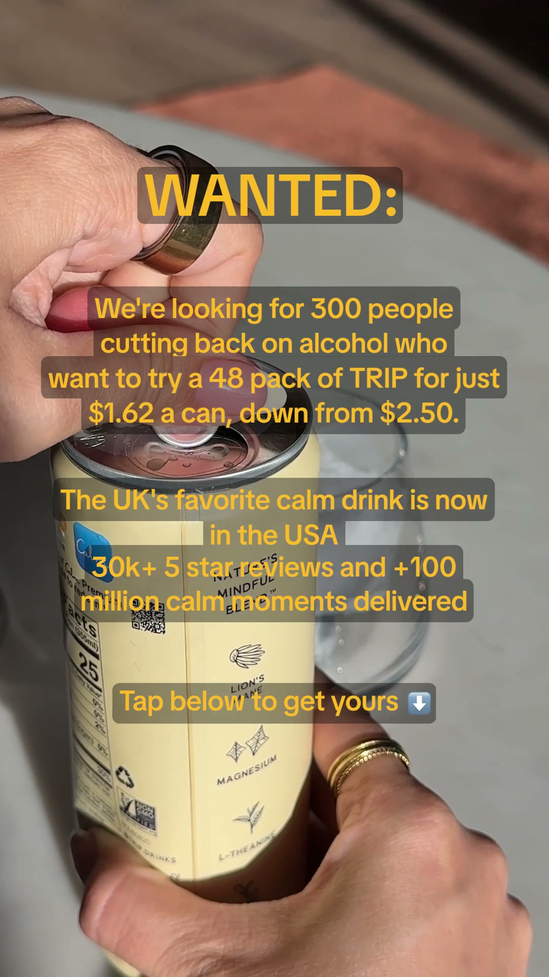 TRIP Facebook ad from Aug 13, 2026