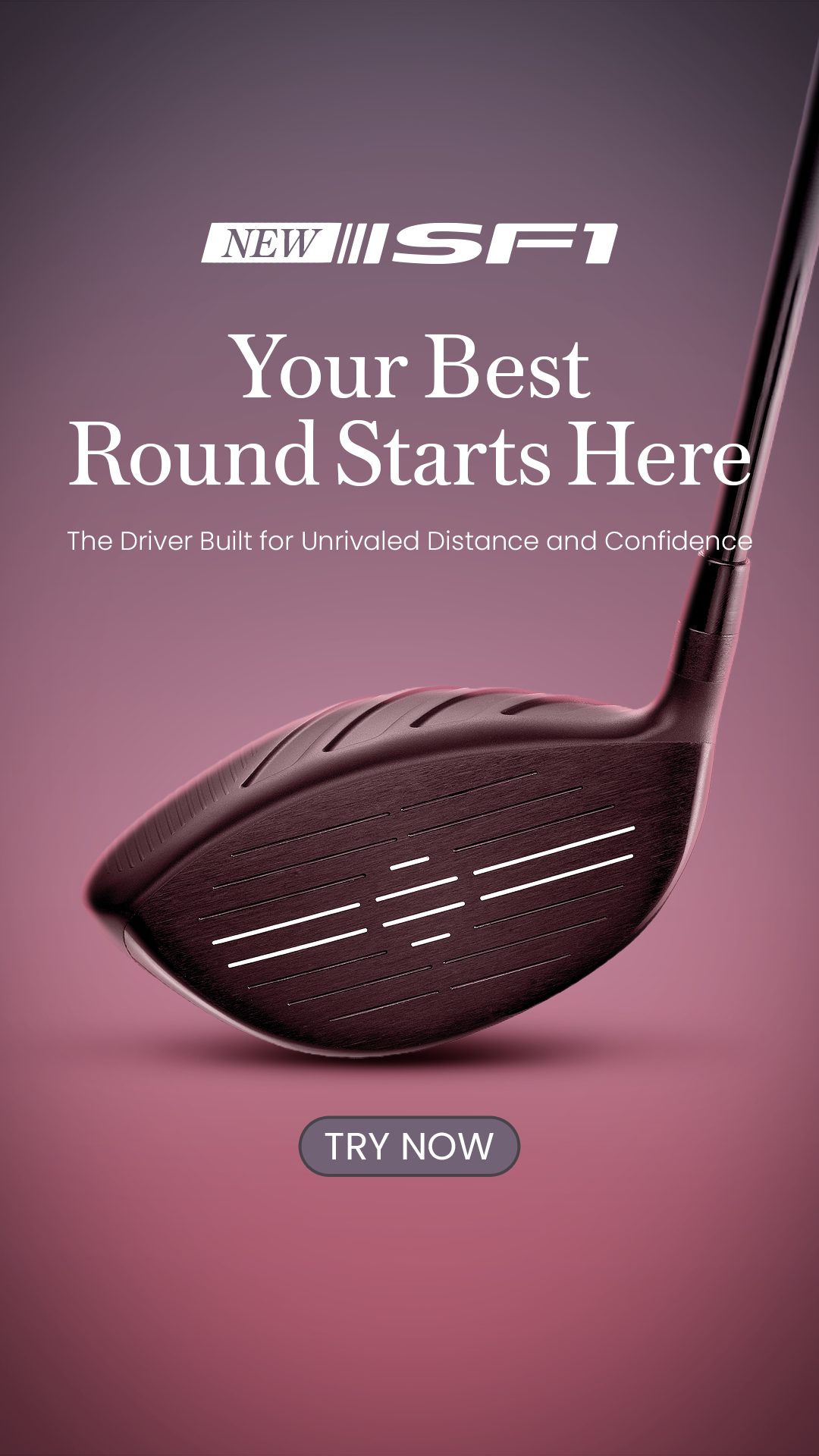 Performance Golf Facebook ad