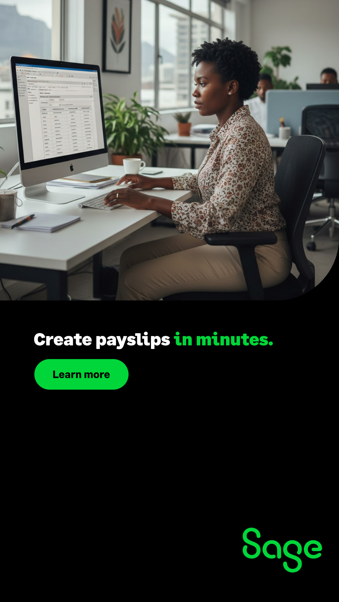 Sage Facebook ad
