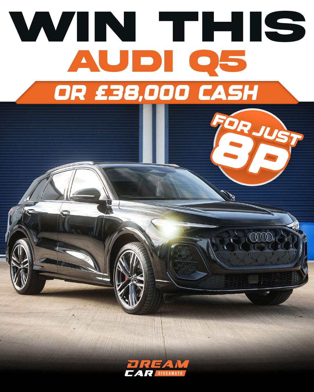 Dream Car Giveaways Facebook ad