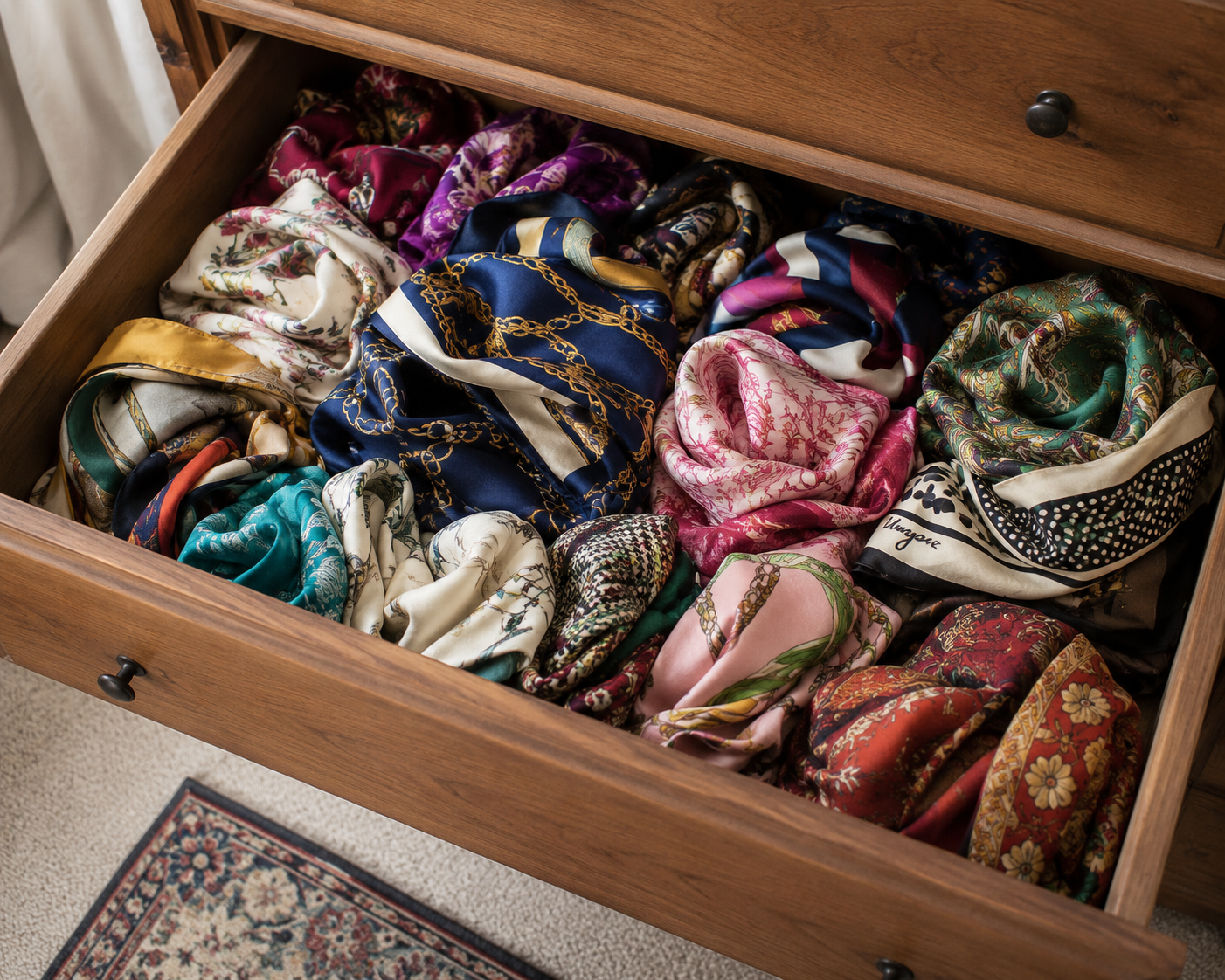 We Buy Silk Scarves Facebook ad from Jul 11, 2026
