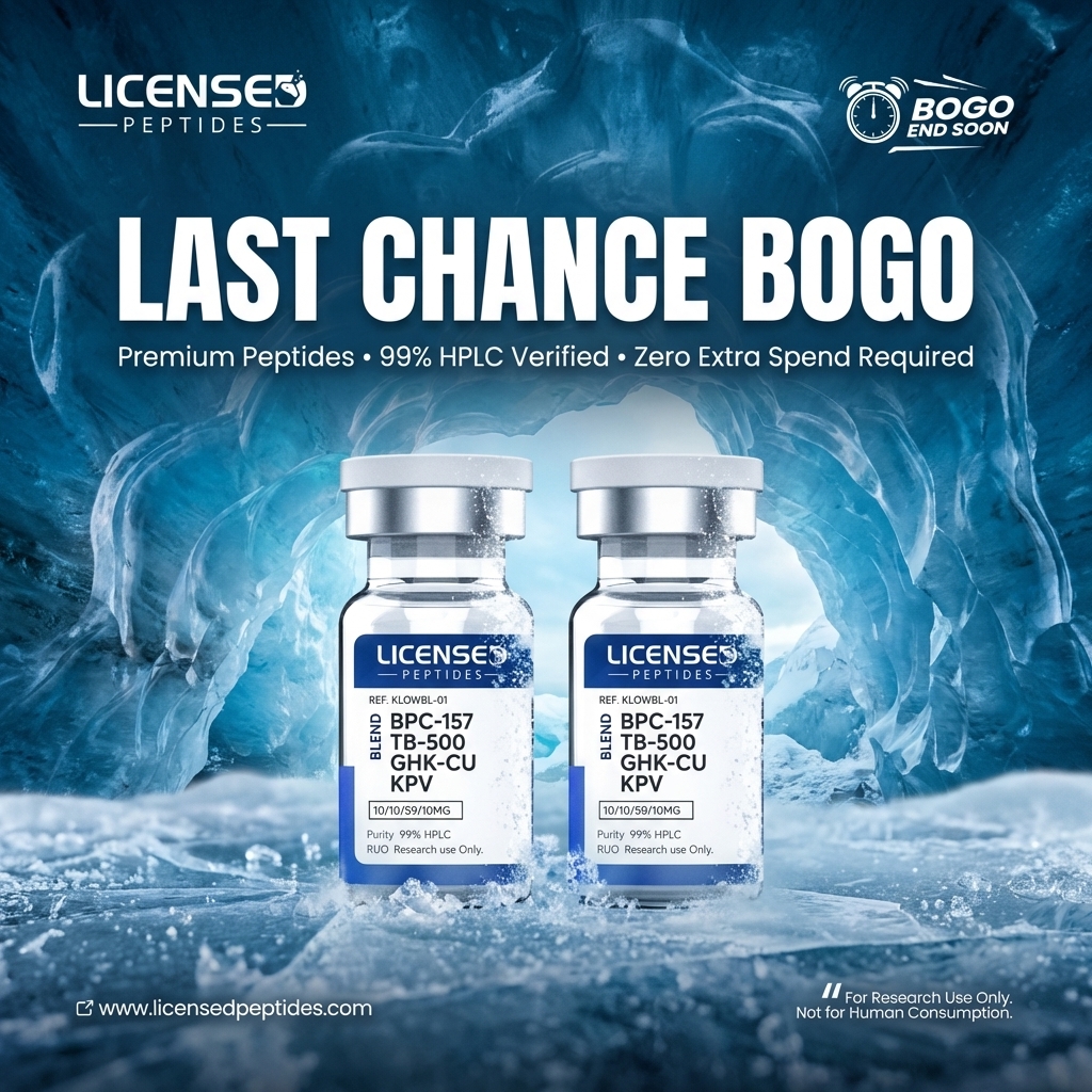 LicensedPeptides Facebook ad