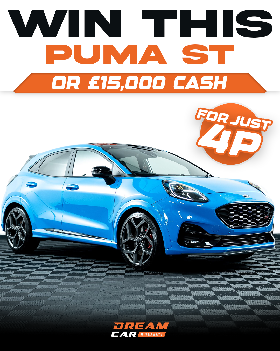 Dream Car Giveaways Facebook ad