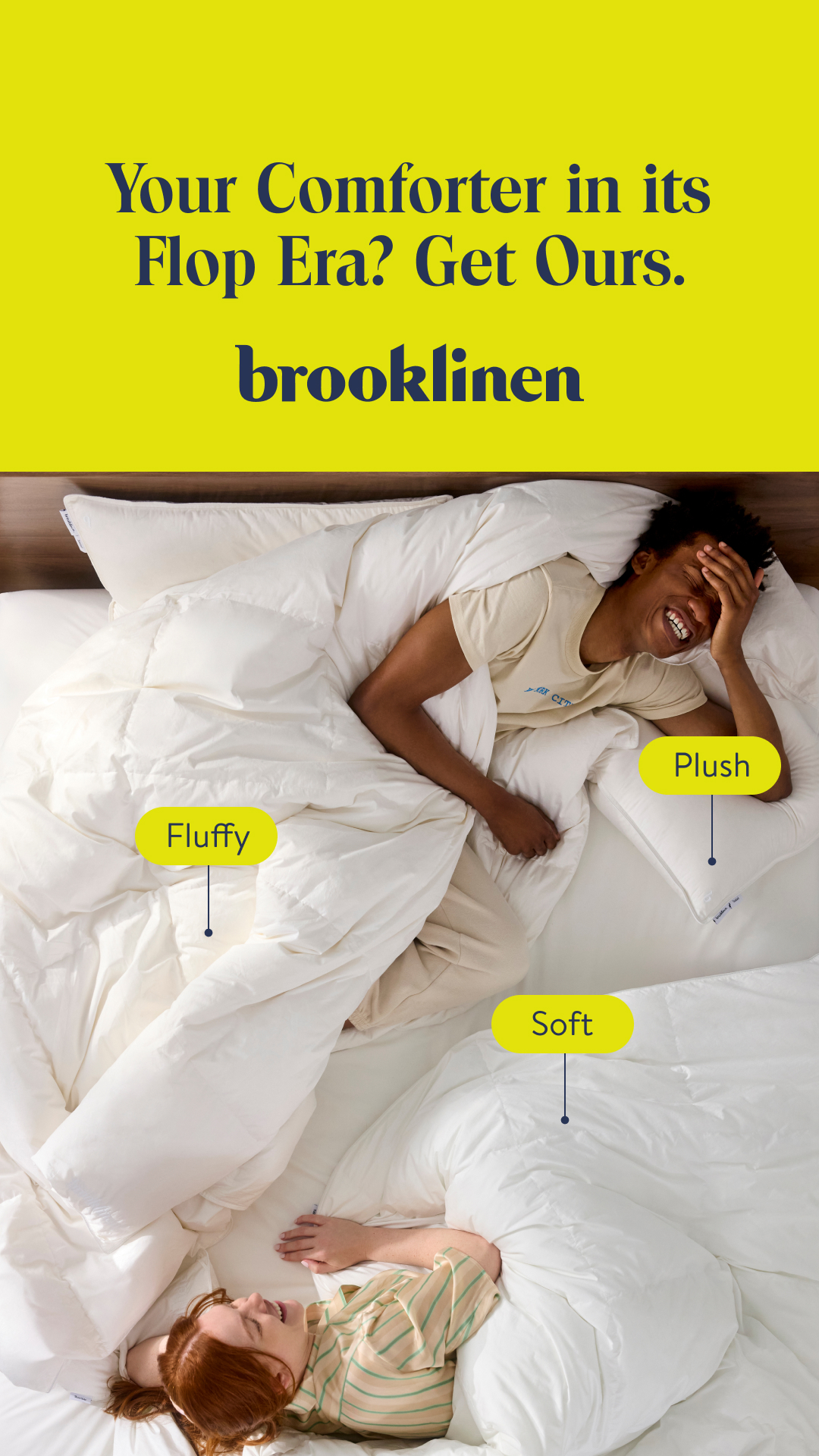 Brooklinen Facebook ad