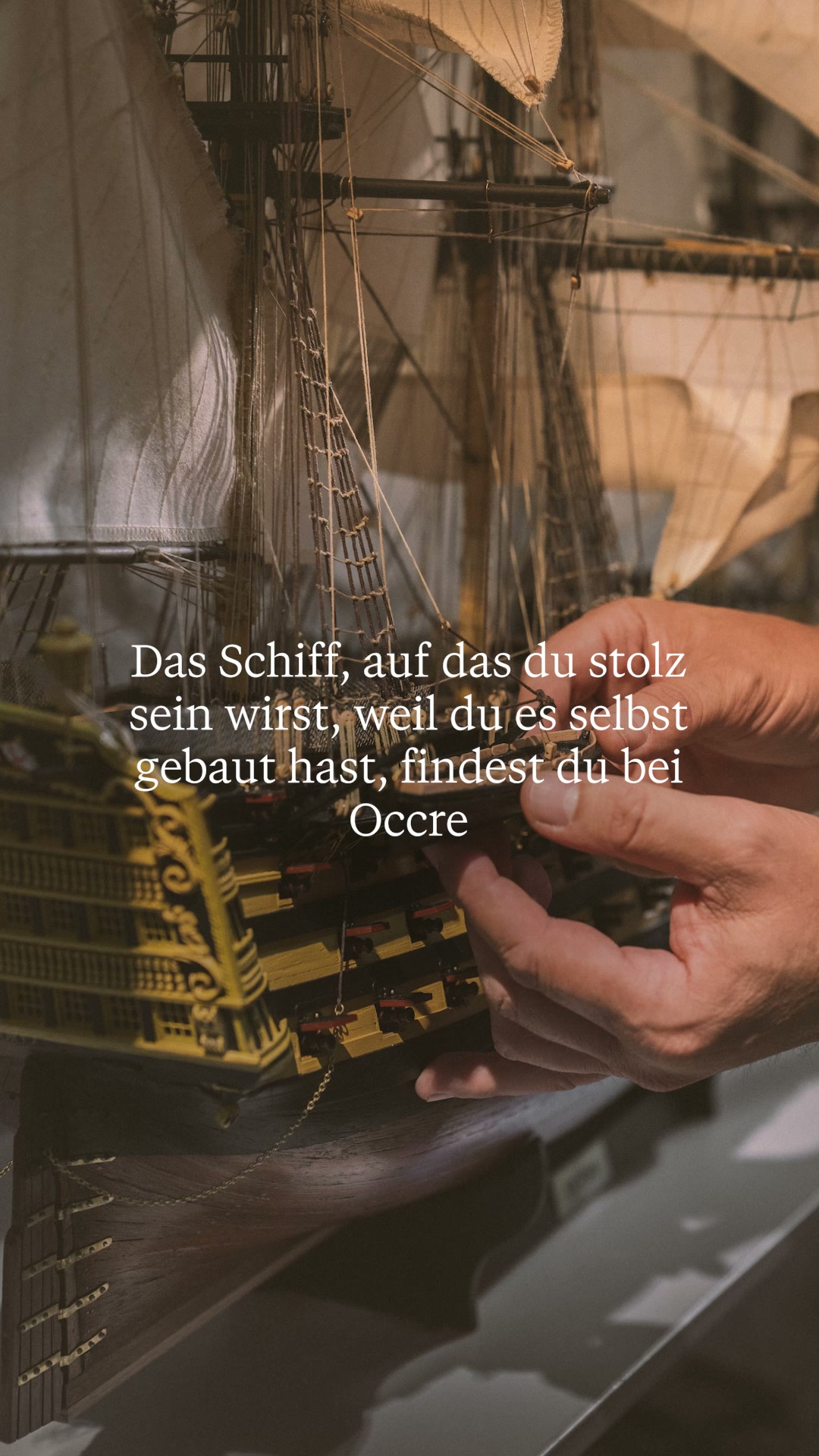 OcCre International Facebook ad: Hol dir deins und fang an zu bauen