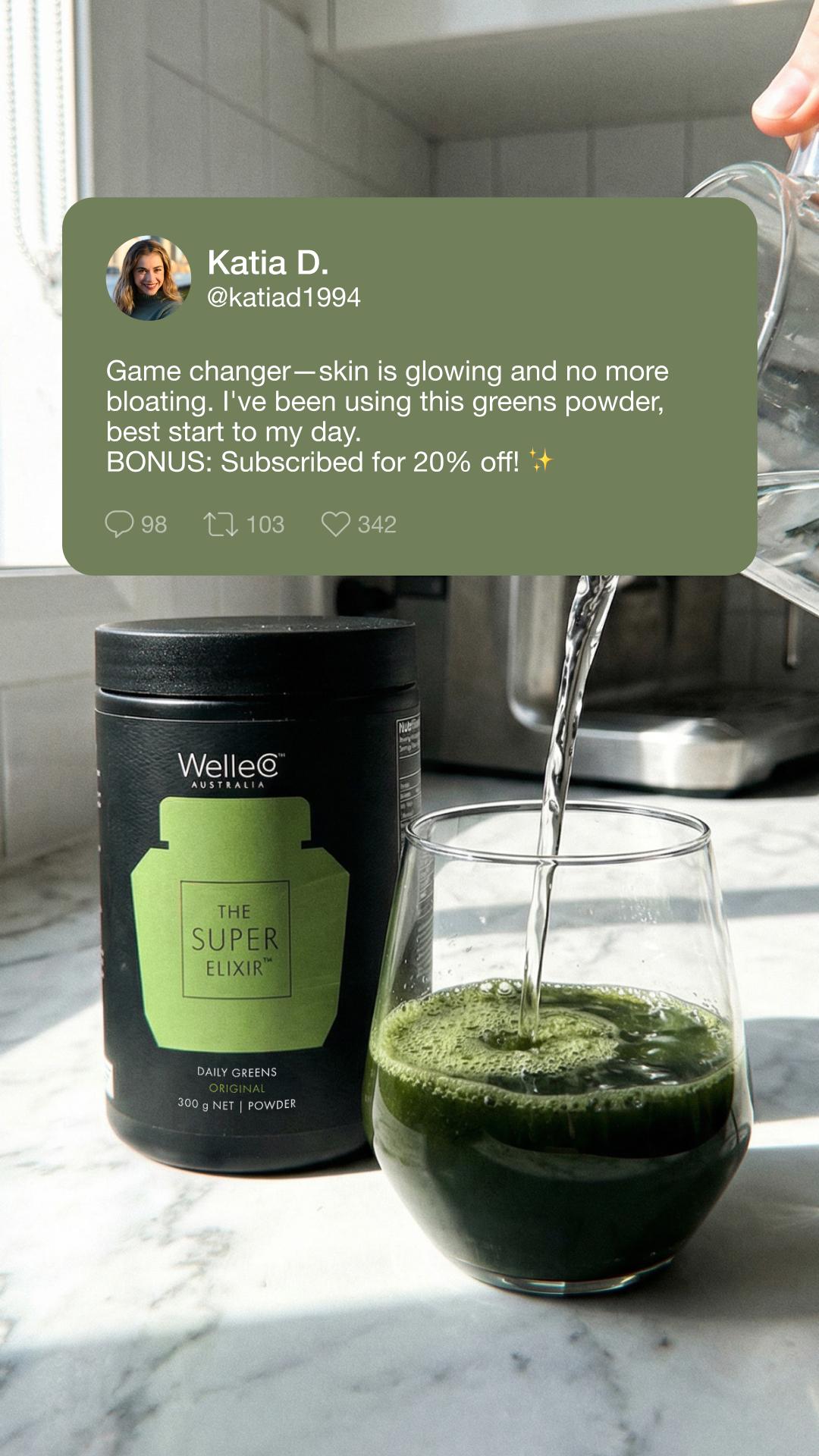 WelleCo Facebook ad