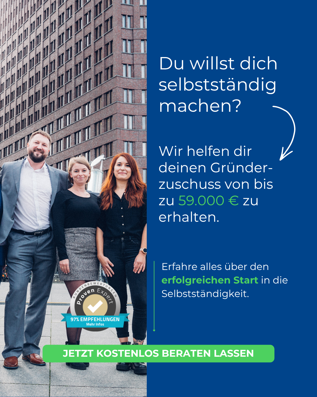 Starthilfe Bildungswerk Facebook ad from May 28, 2026