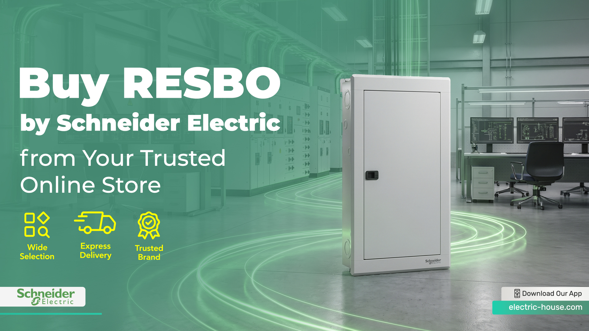 Electric House - بيت الكهرباء Facebook ad: Buy Schneider Resbo Online