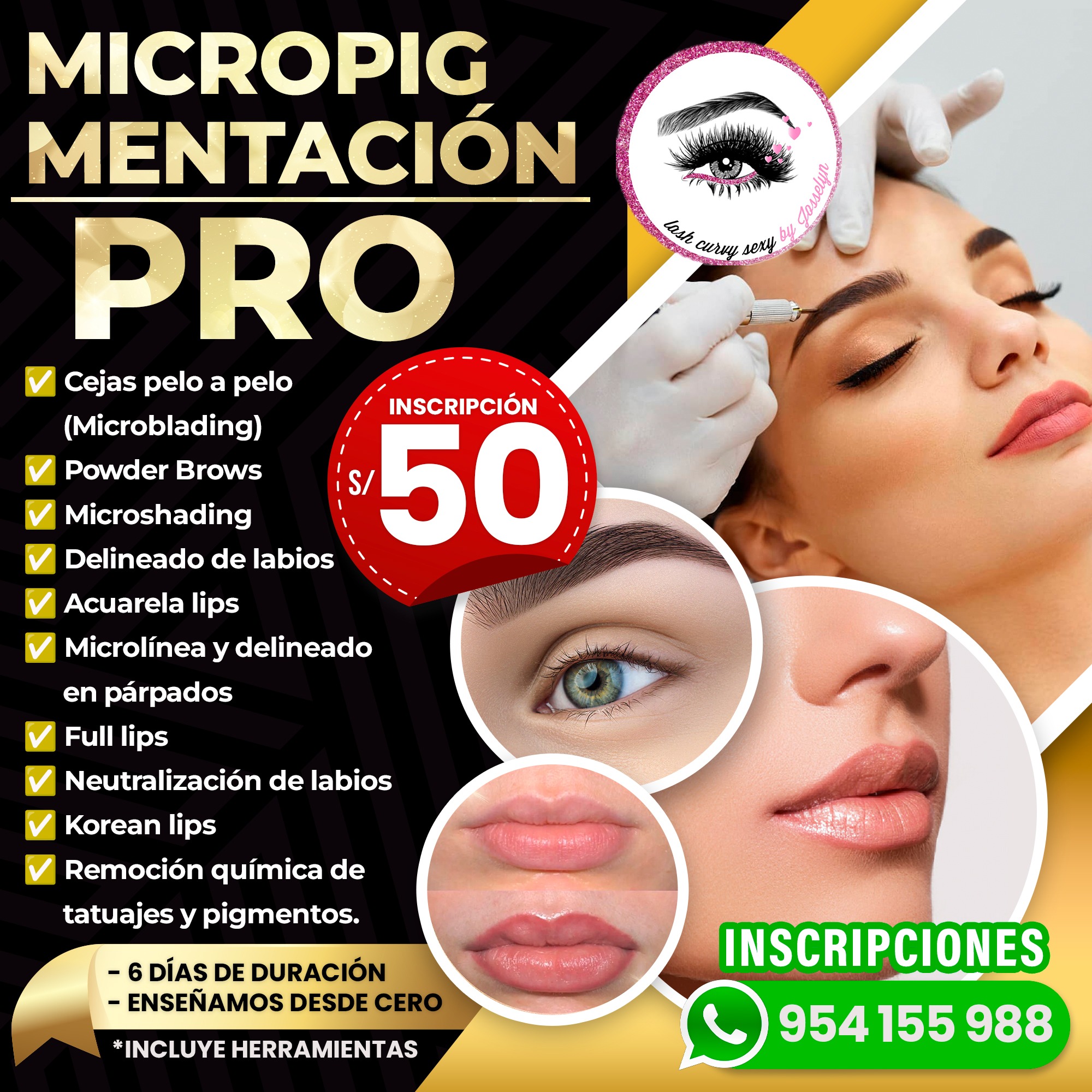 Lash Curvy Sexy Facebook ad: Práctica 100% en modelo real