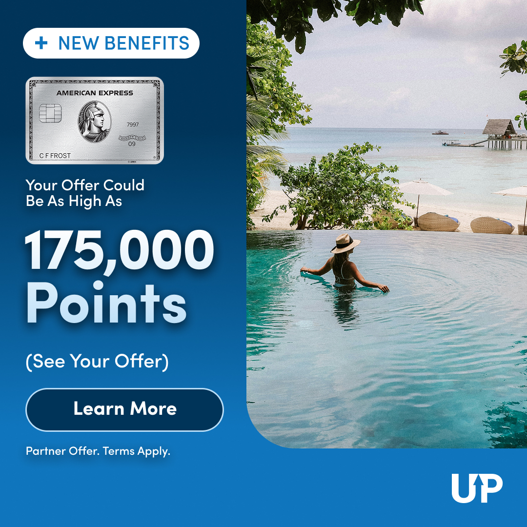 Upgraded Points Facebook ad