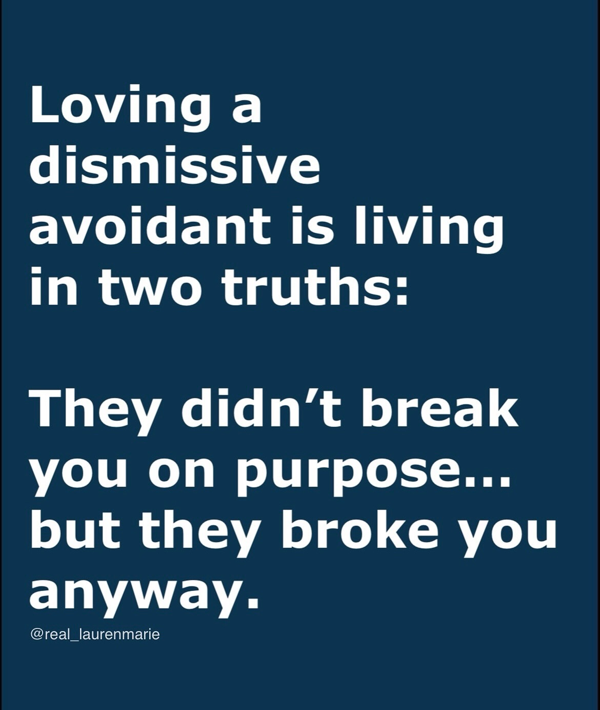 Healing With Lauren Marie Facebook ad: A dismissive avoidant may not have meant to…
