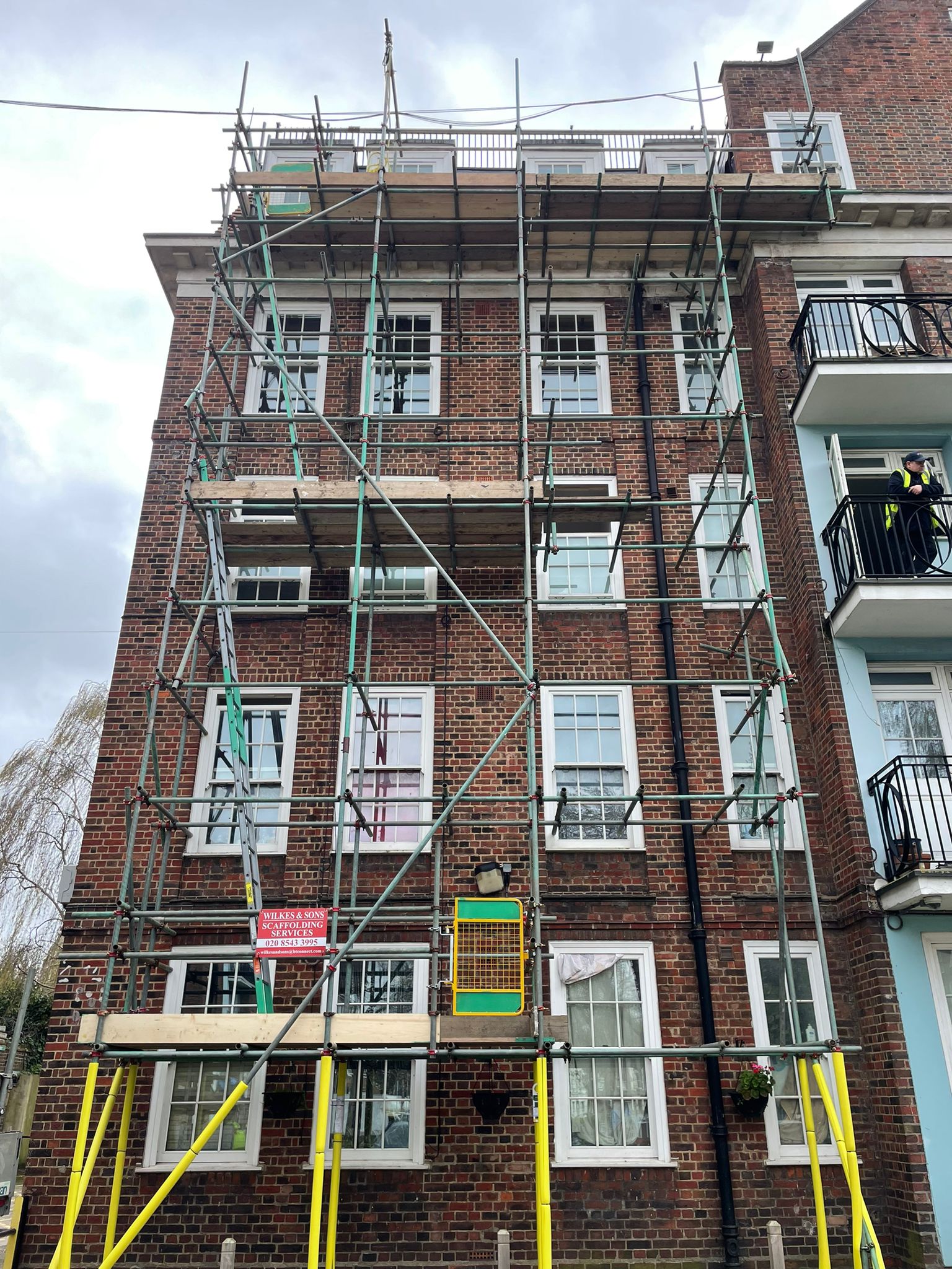 Wilkes and Sons Scaffolding Facebook ad: We want to make sure the process of…