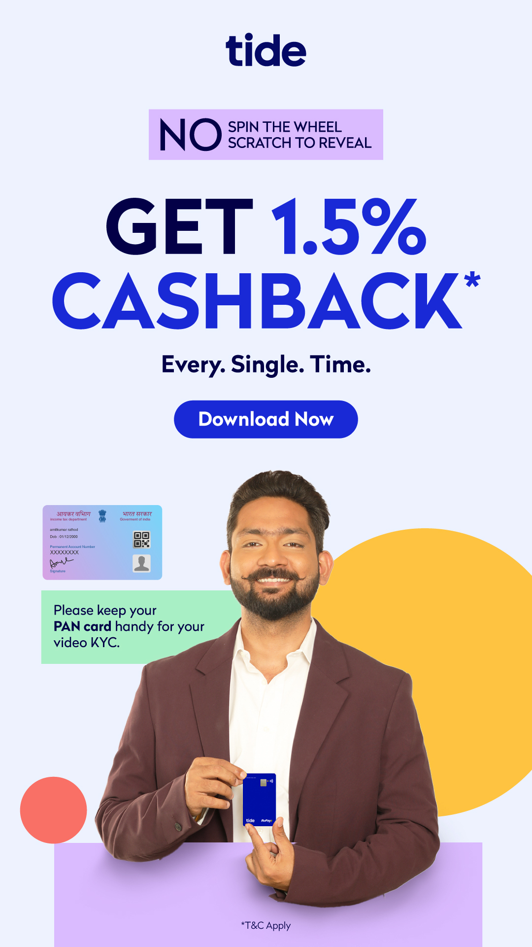 Tide Business India Facebook ad