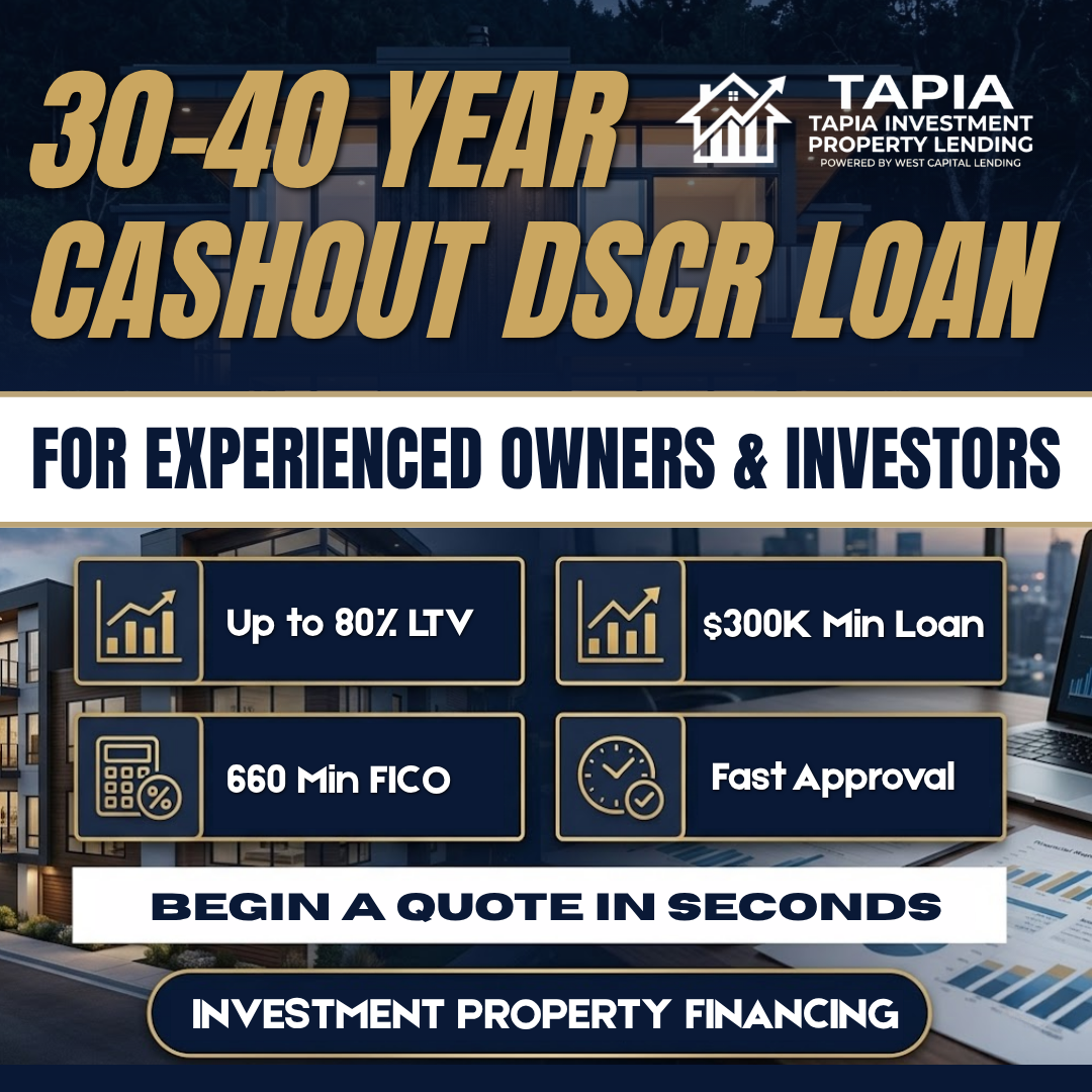 Tapia Investment Property Lending Powered By WCL Facebook ad