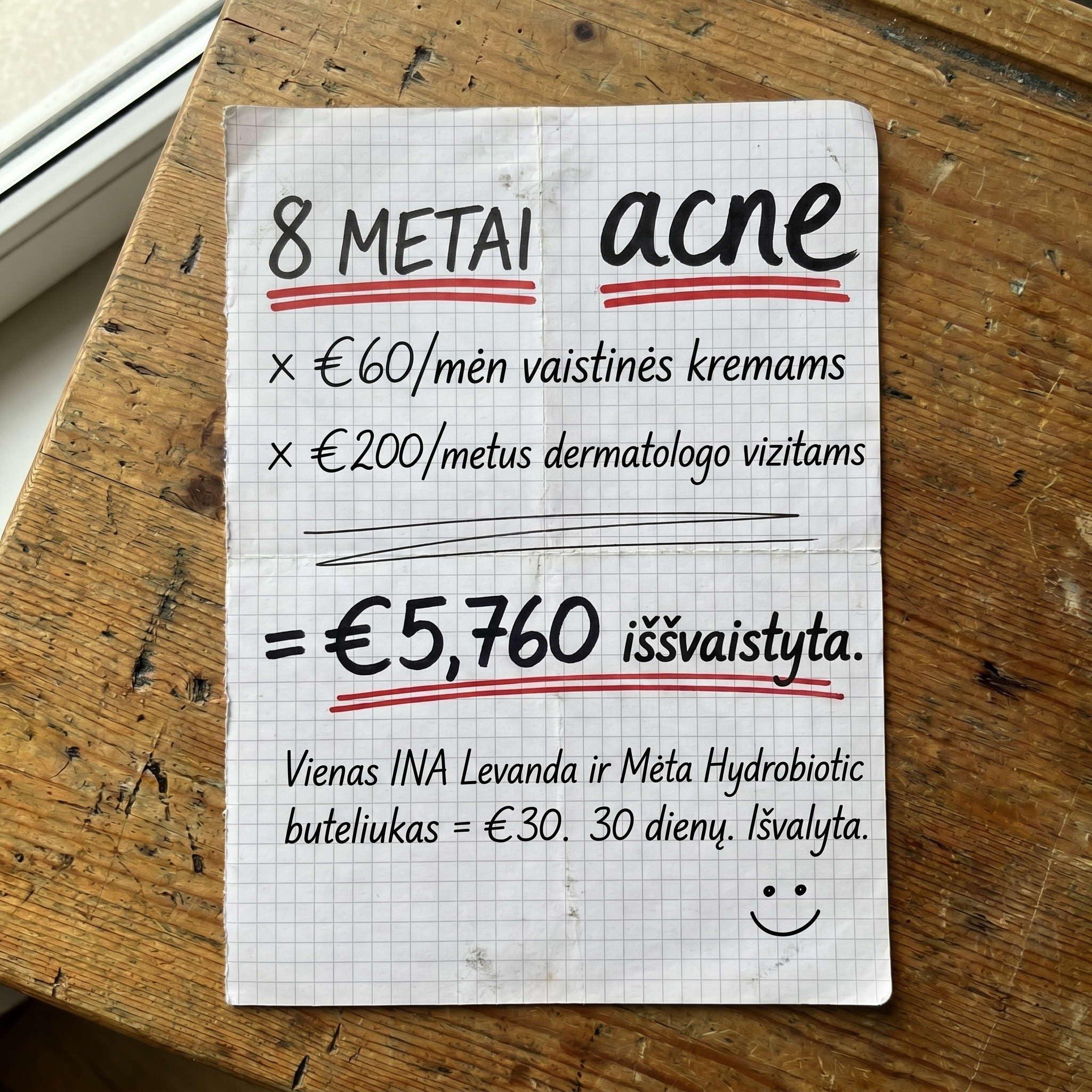 InaEssentials.lt - Organinė Kosmetika Facebook ad