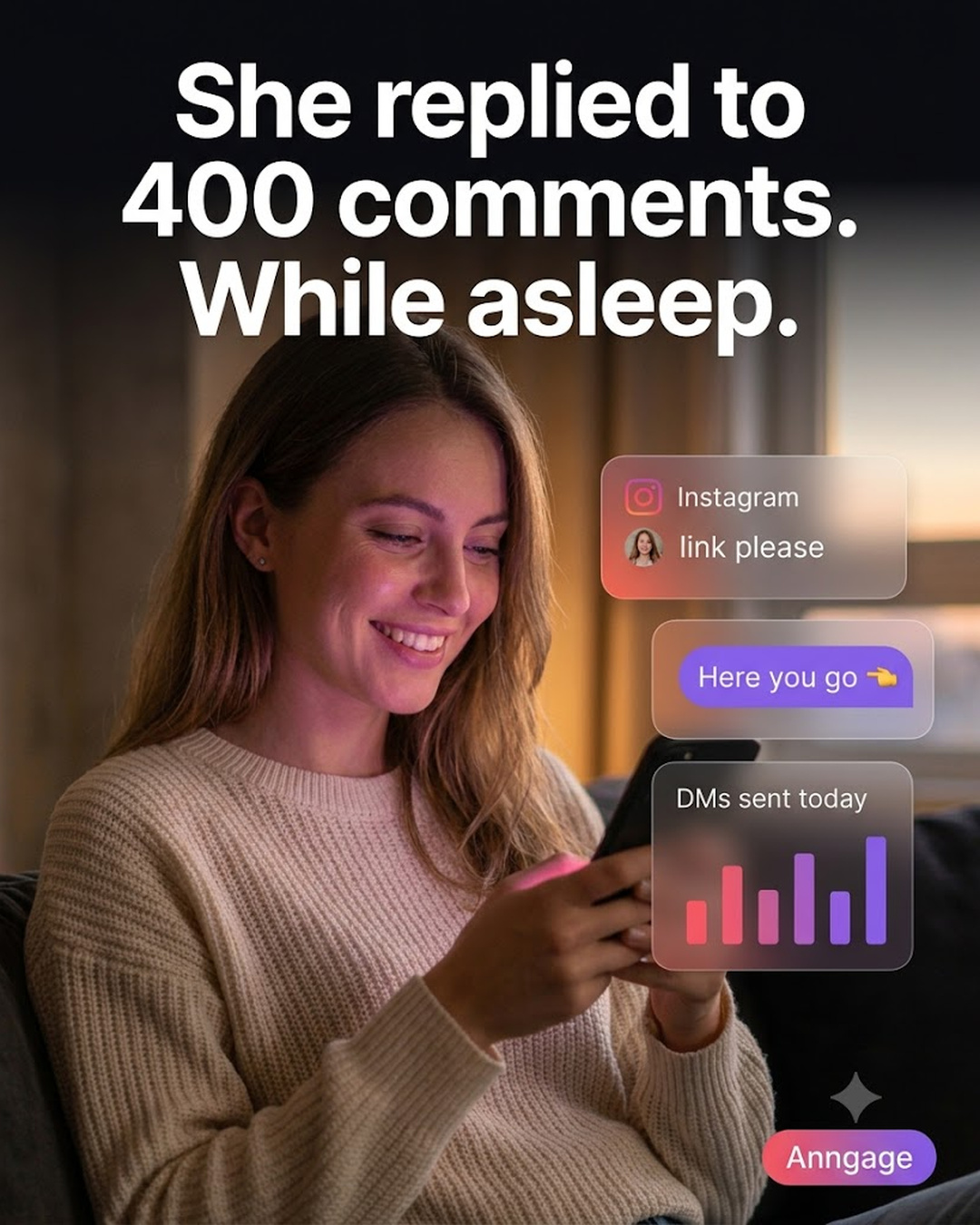 Anngage Facebook ad: The best IG comment-to-DM automation. Free to start.