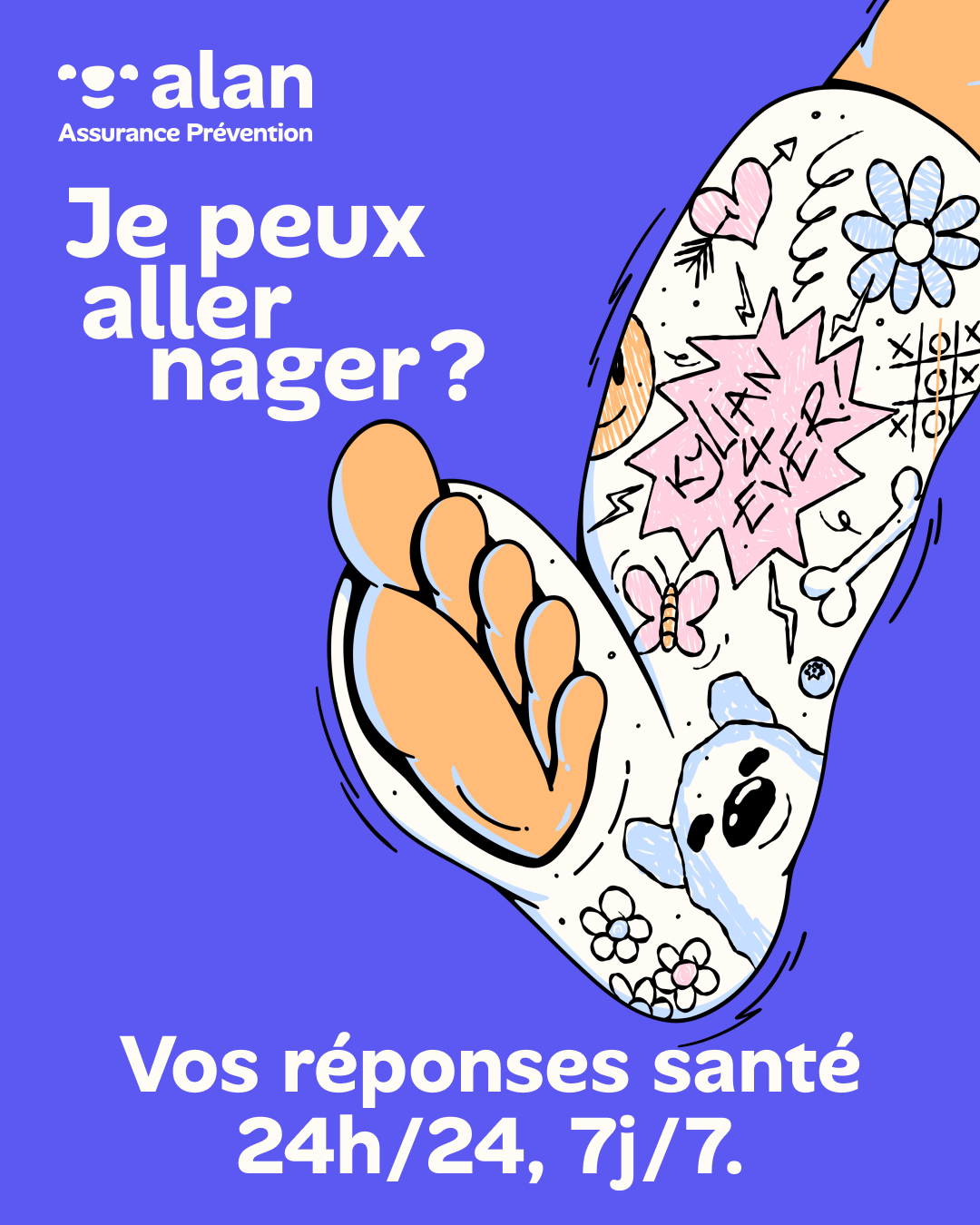 Alan Facebook ad: La santé n'attend pas