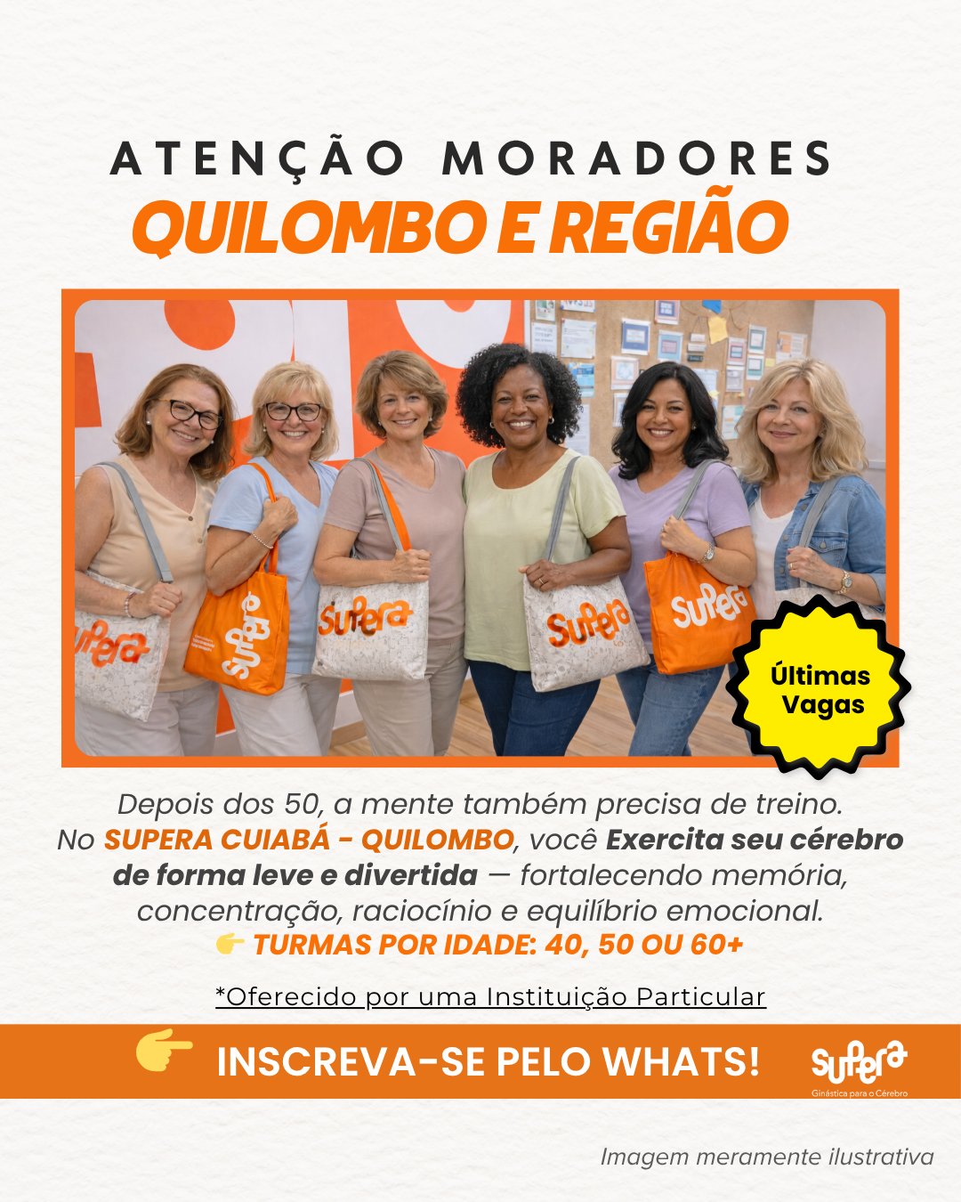 Supera Cuiabá Quilombo Facebook ad: Agendar Aula Exclusiva