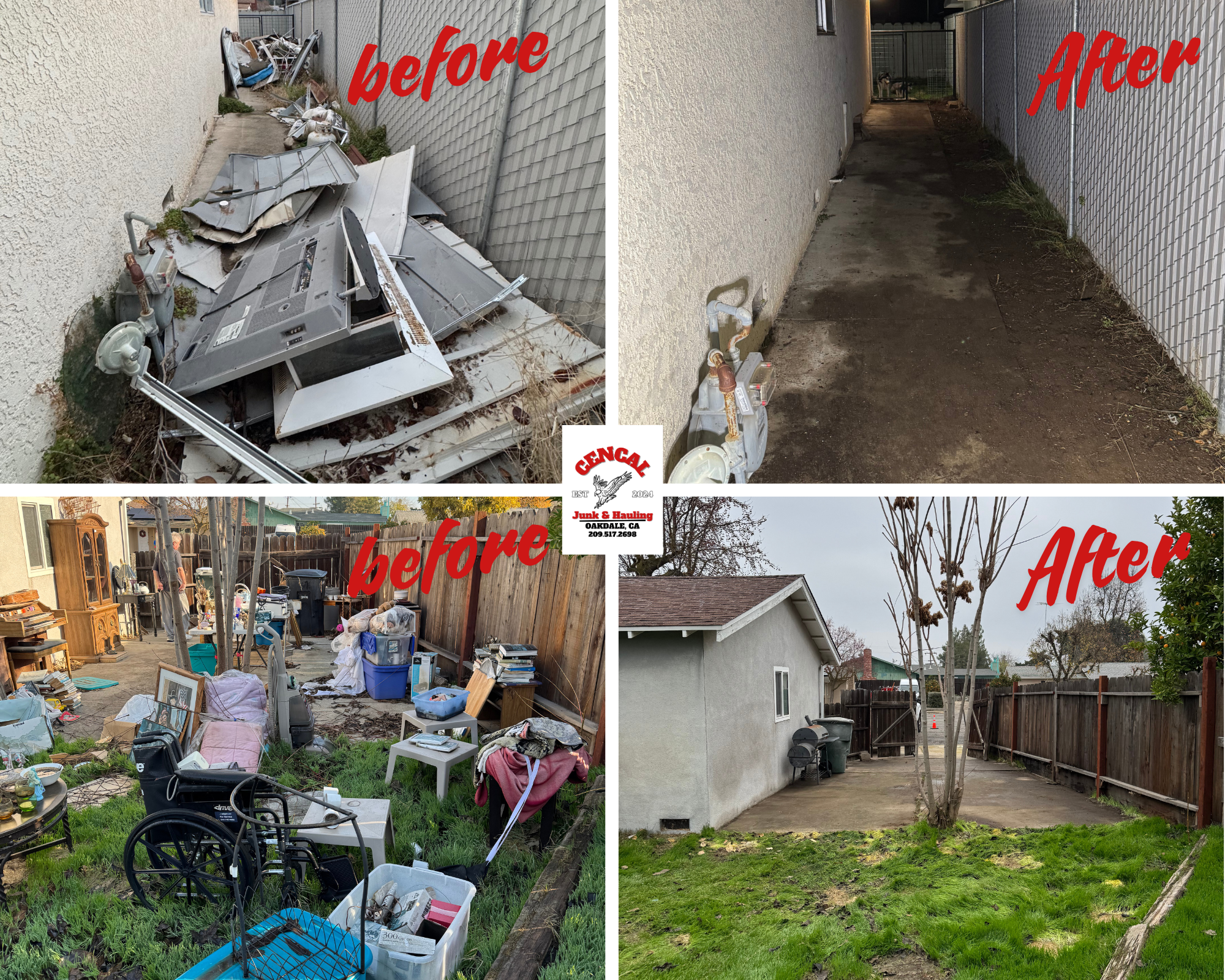 CenCal Junk Services Facebook ad: Same Day Full-Service Junk Removal!
