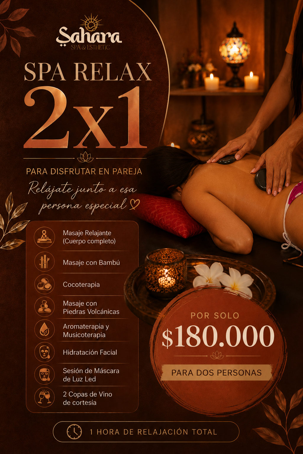 Sahara Spa & Esthetic Facebook ad
