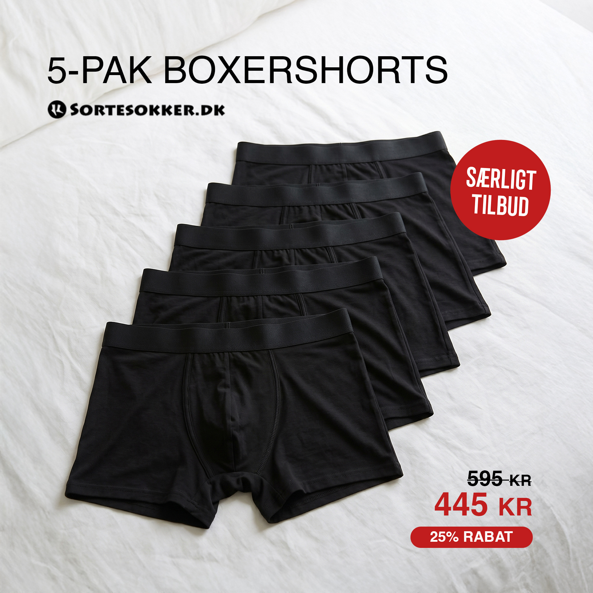 Sorte sokker Facebook ad