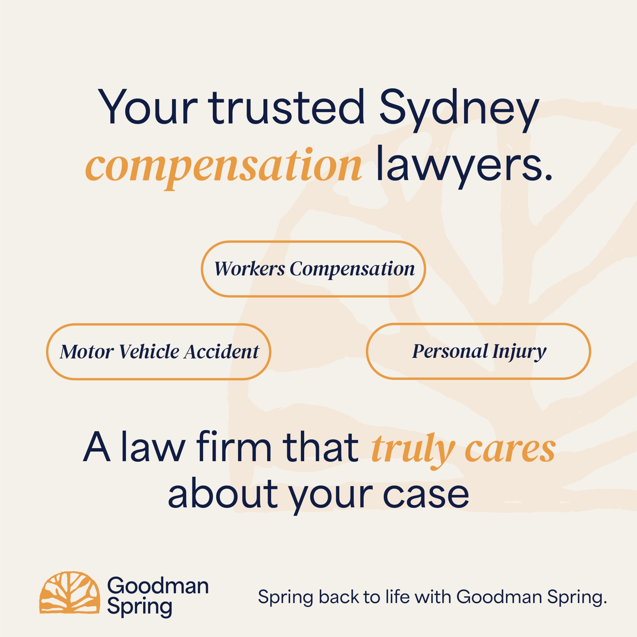 Goodman Spring Legal Facebook ad