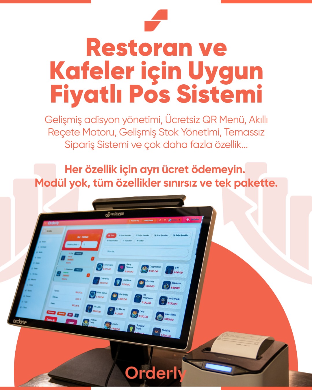 Orderly POS Facebook ad: 10 Gün Ücretsiz Deneme