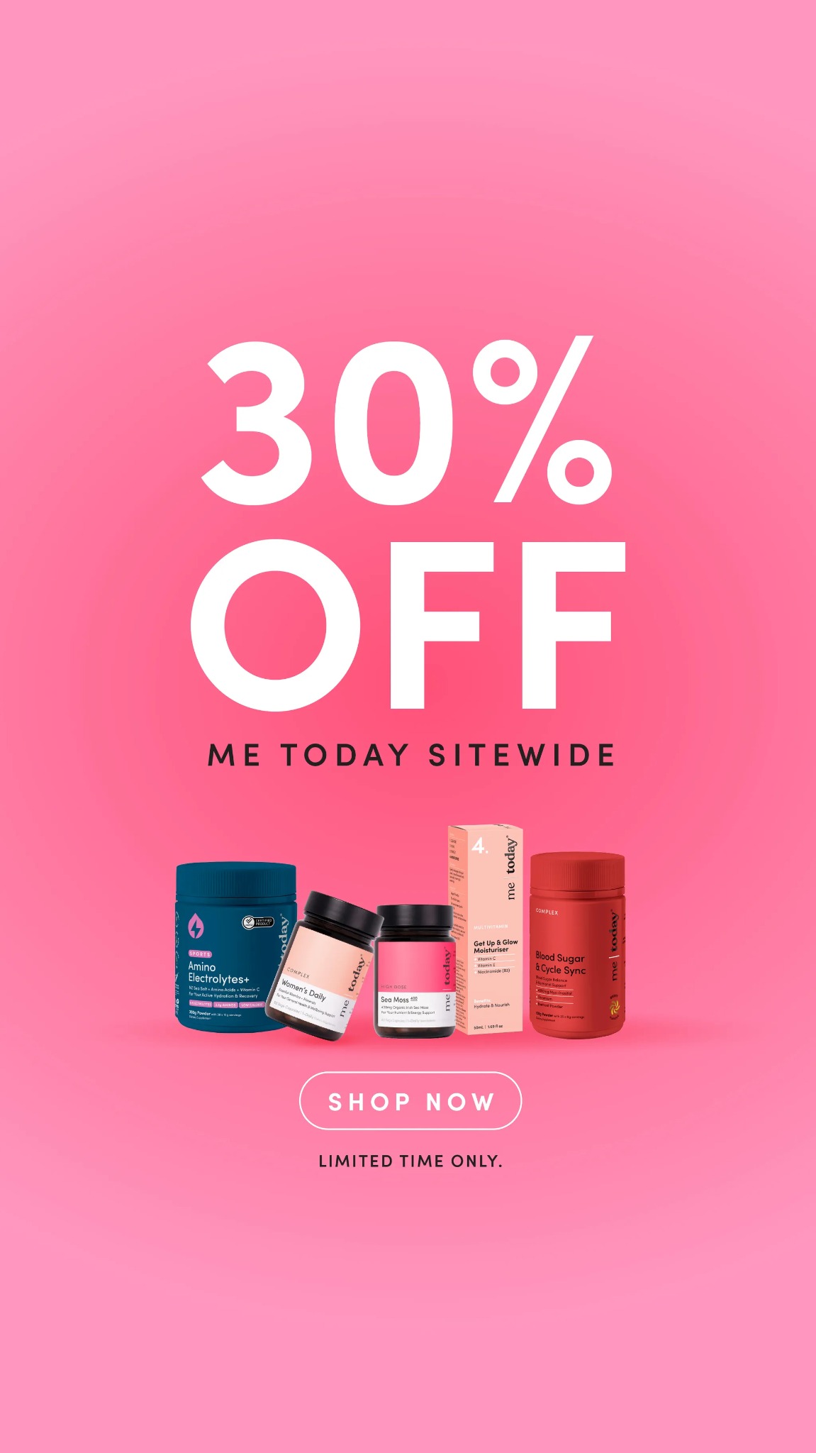 Me Today Facebook ad