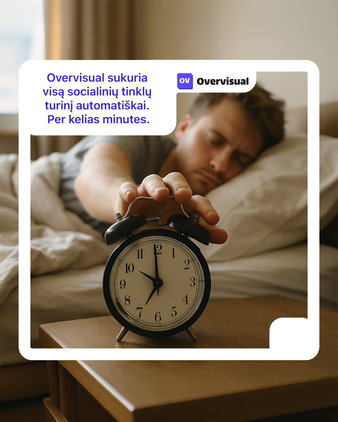 Overvisual Facebook ad