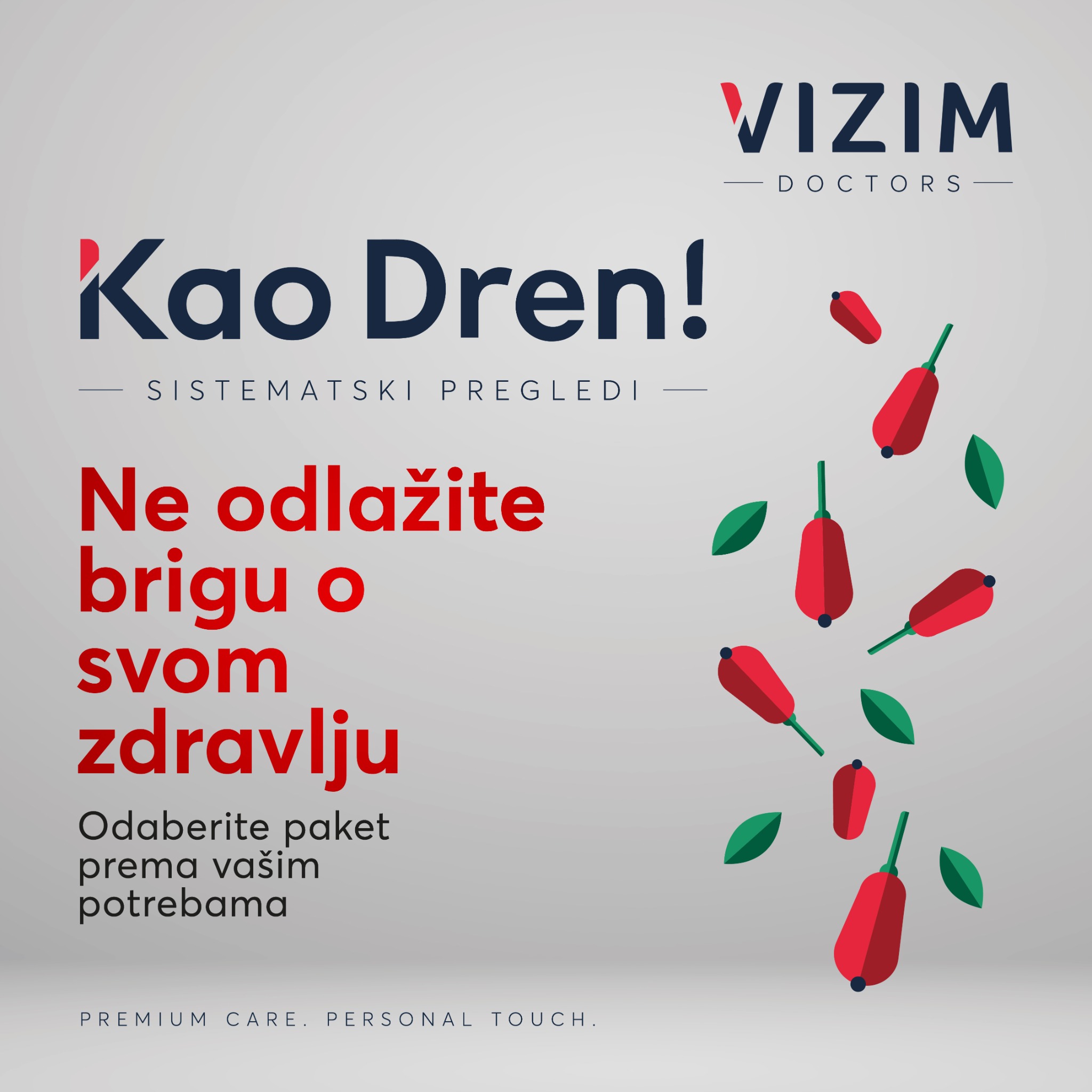 Vizim Doctors Facebook ad: Radiš.
