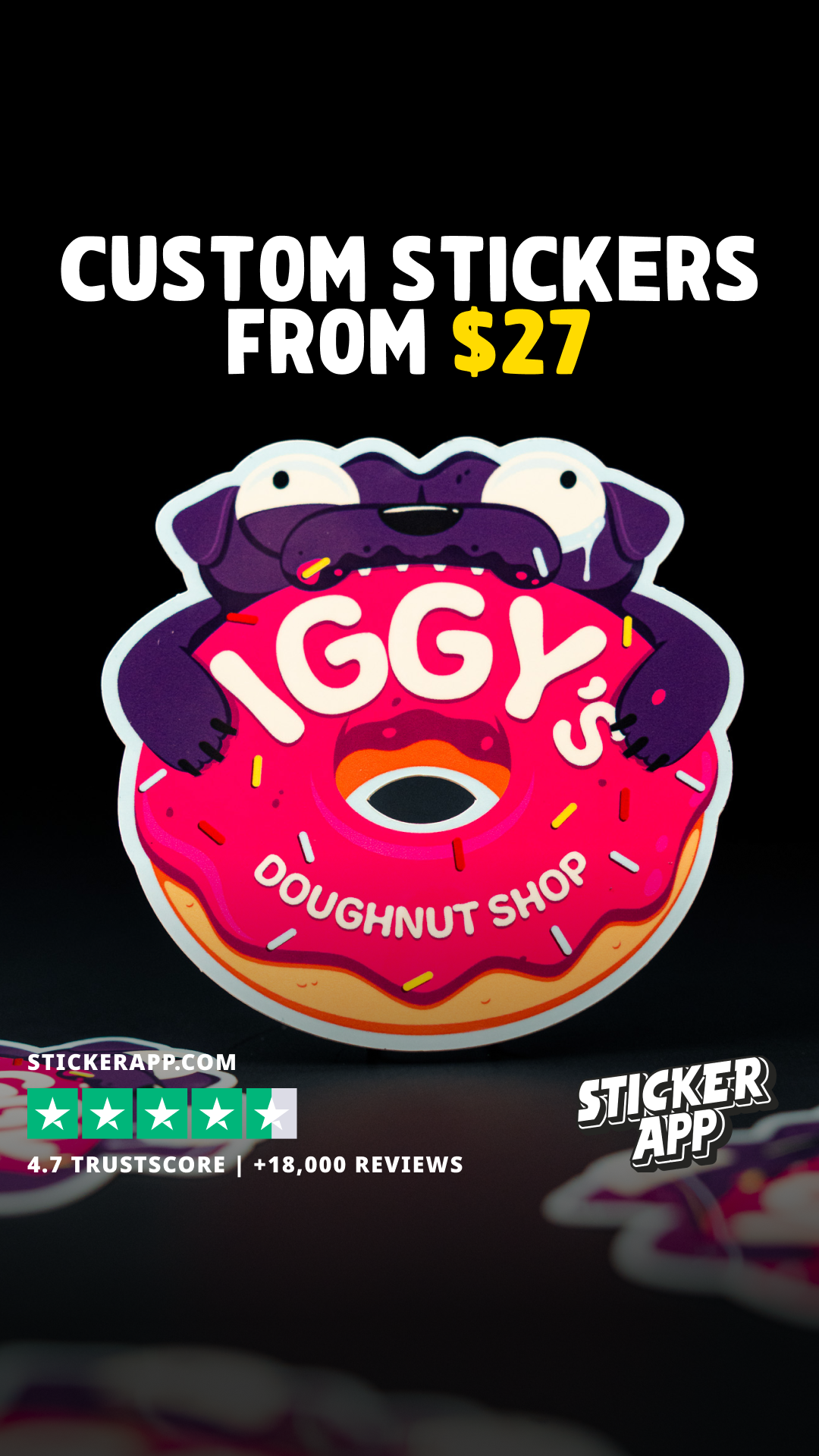 StickerApp Facebook ad