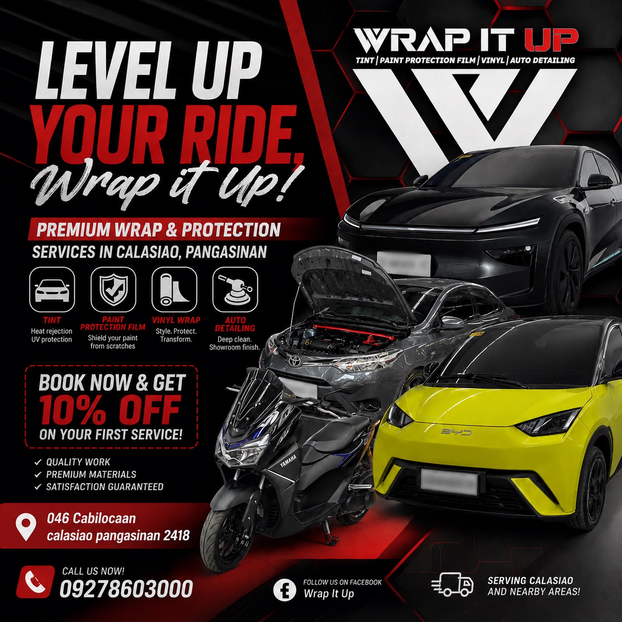 Wrap It Up Facebook ad: Wrap It Up Calasiao