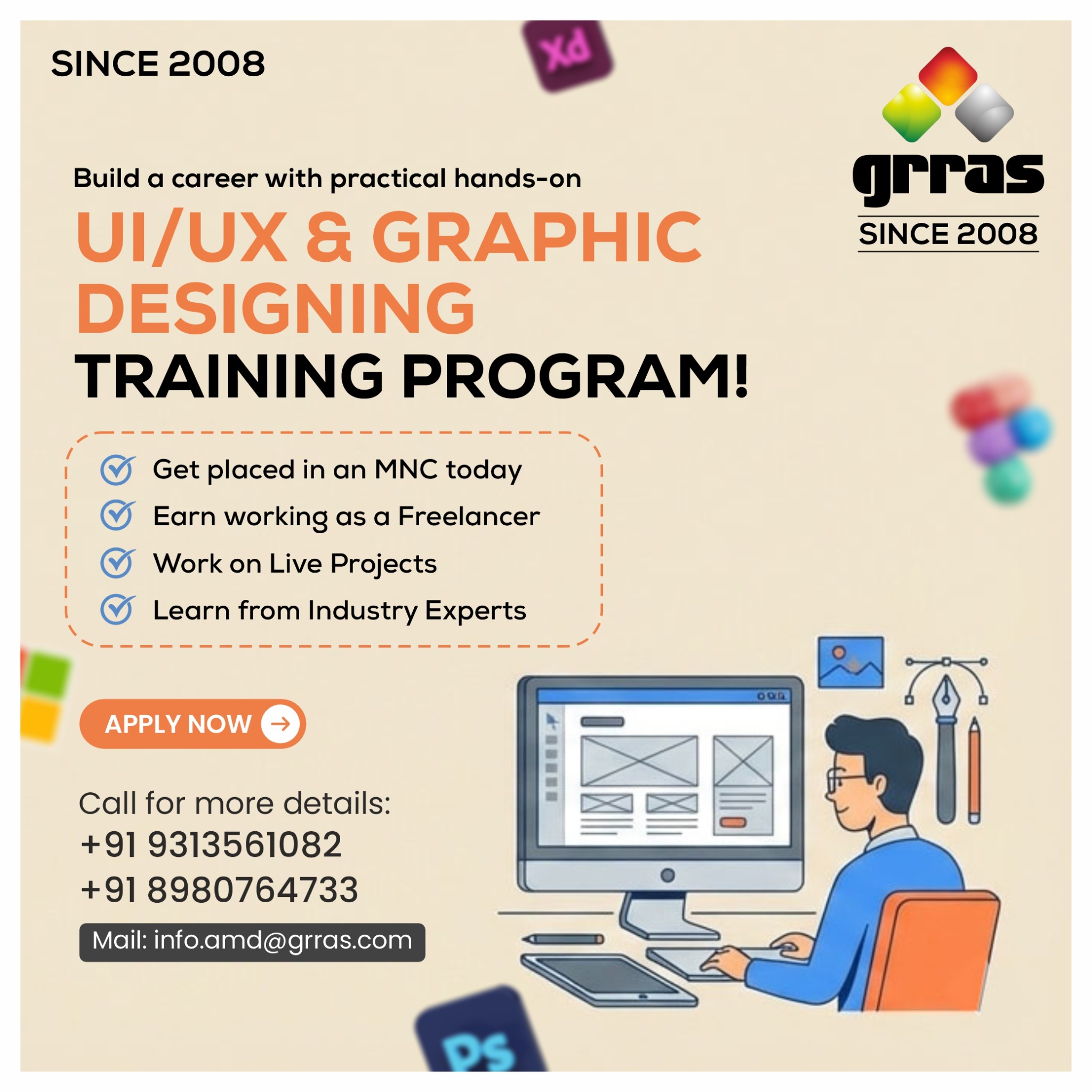 Grras It Solutions, Ahmedabad Facebook ad: Create designs that stand out!