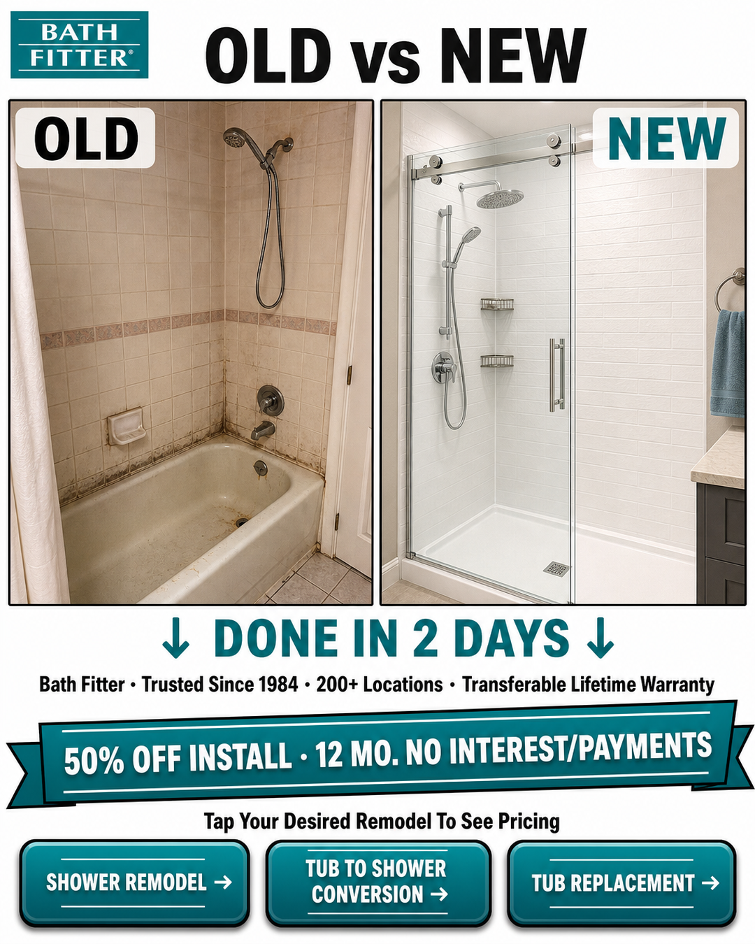 Bath Fitter Facebook ad