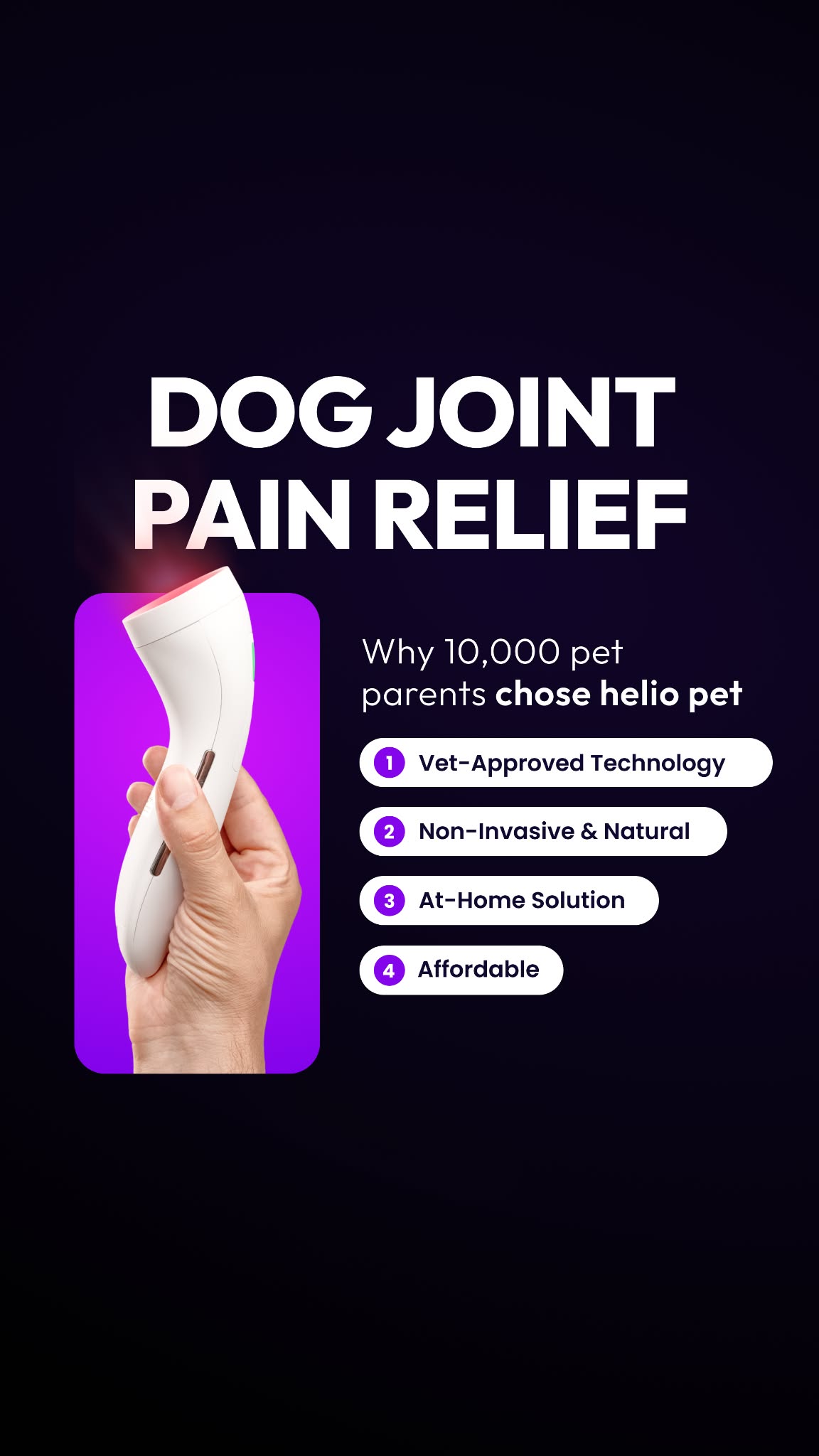 Helio Pet Facebook ad