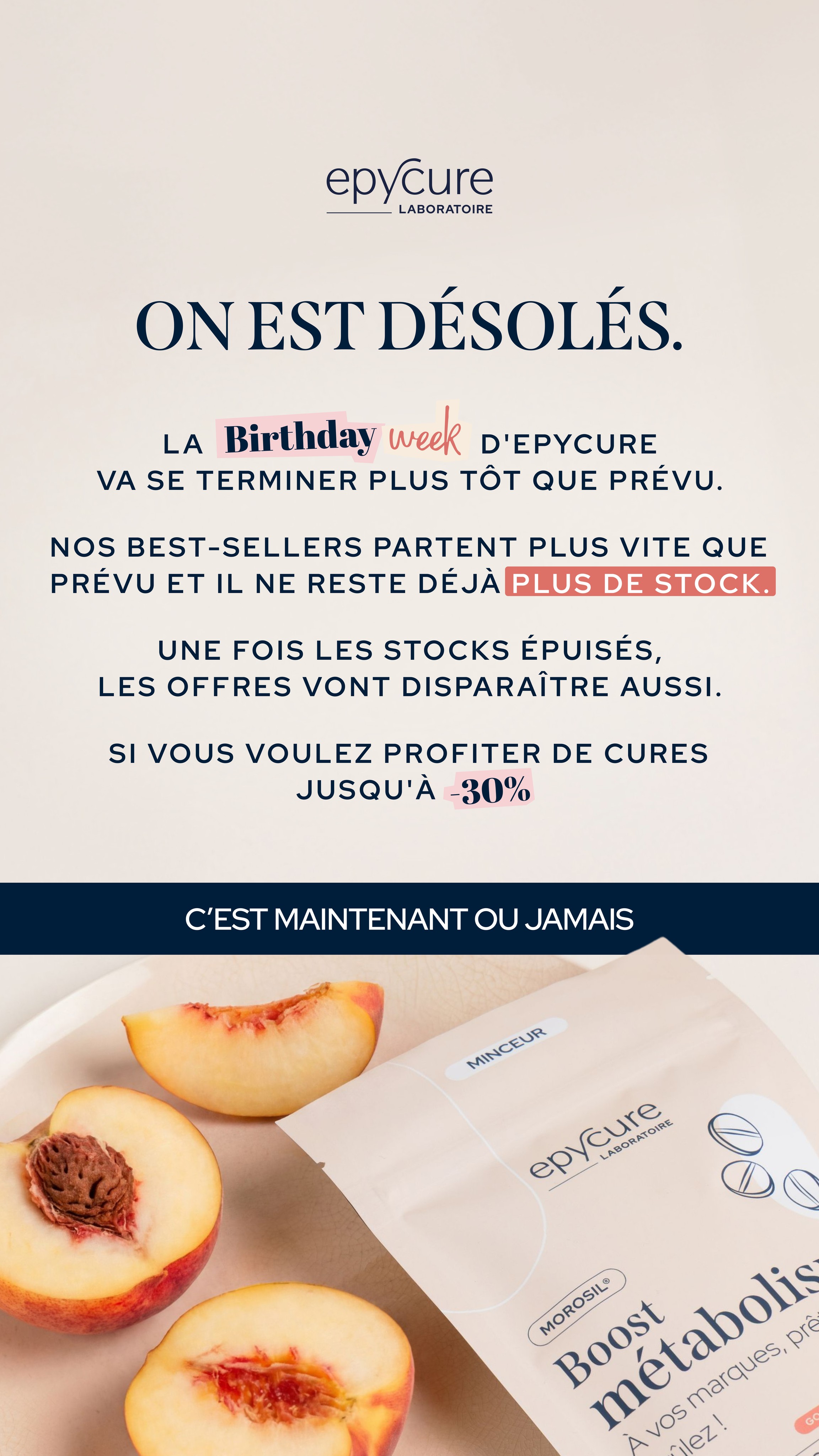 Epycure Facebook ad